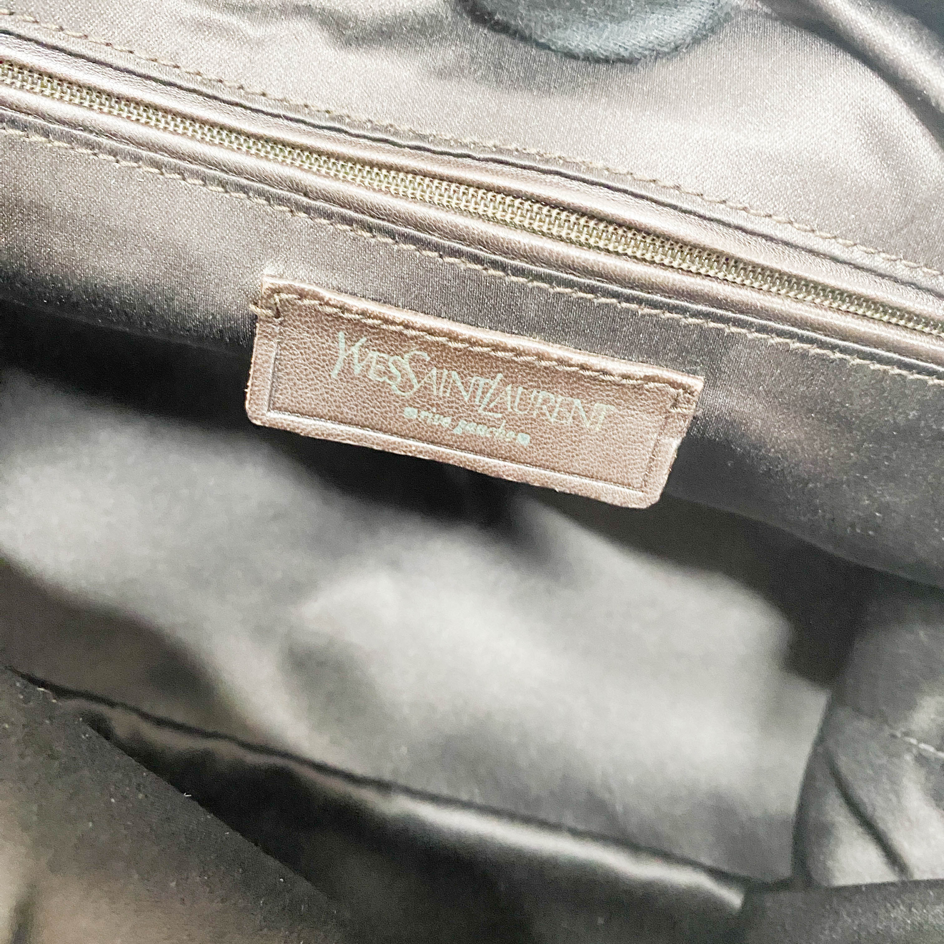 Muse Brown Calfskin Leather Two Way Bag