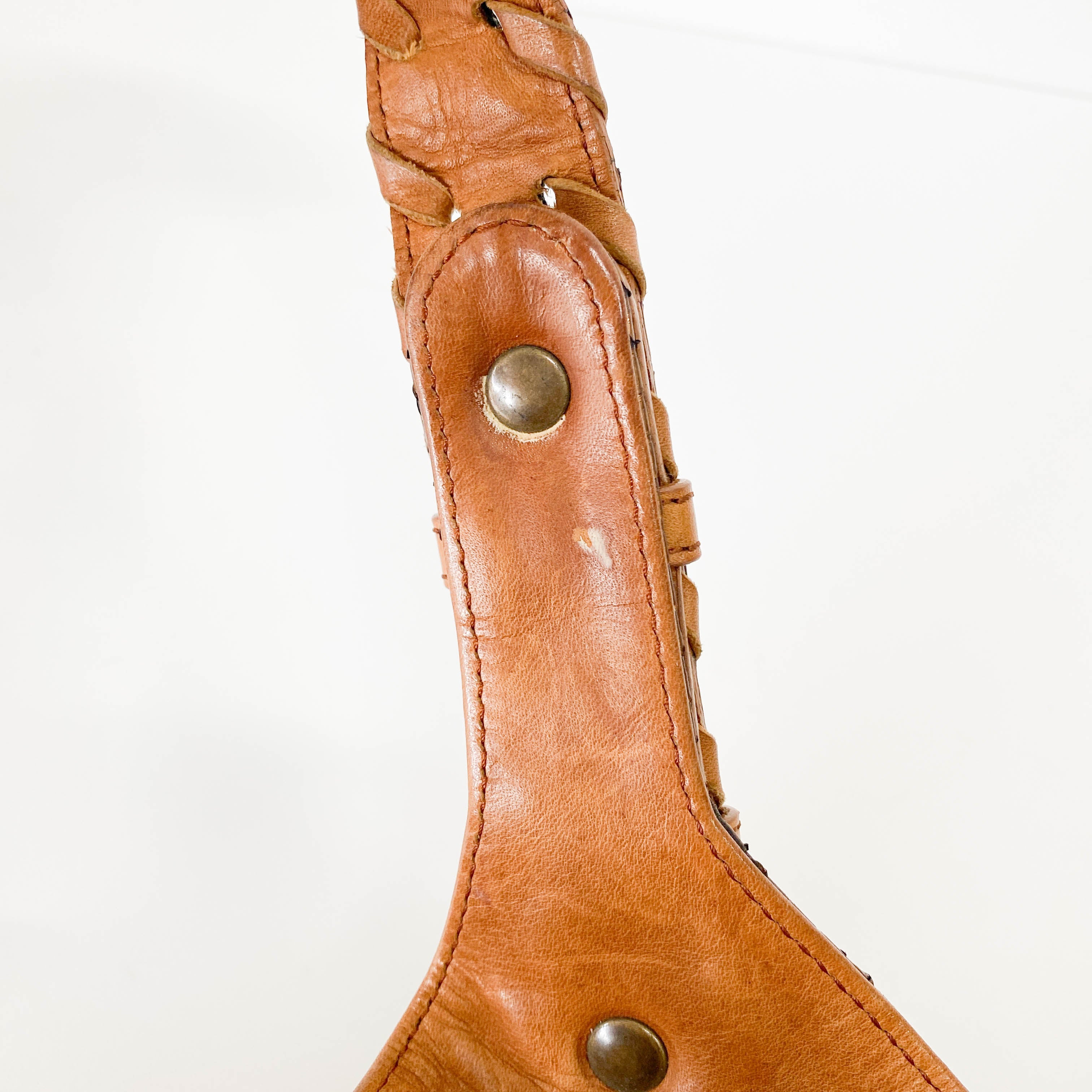 Silverado Bronze Python Embossed Leather Shoulder Bag