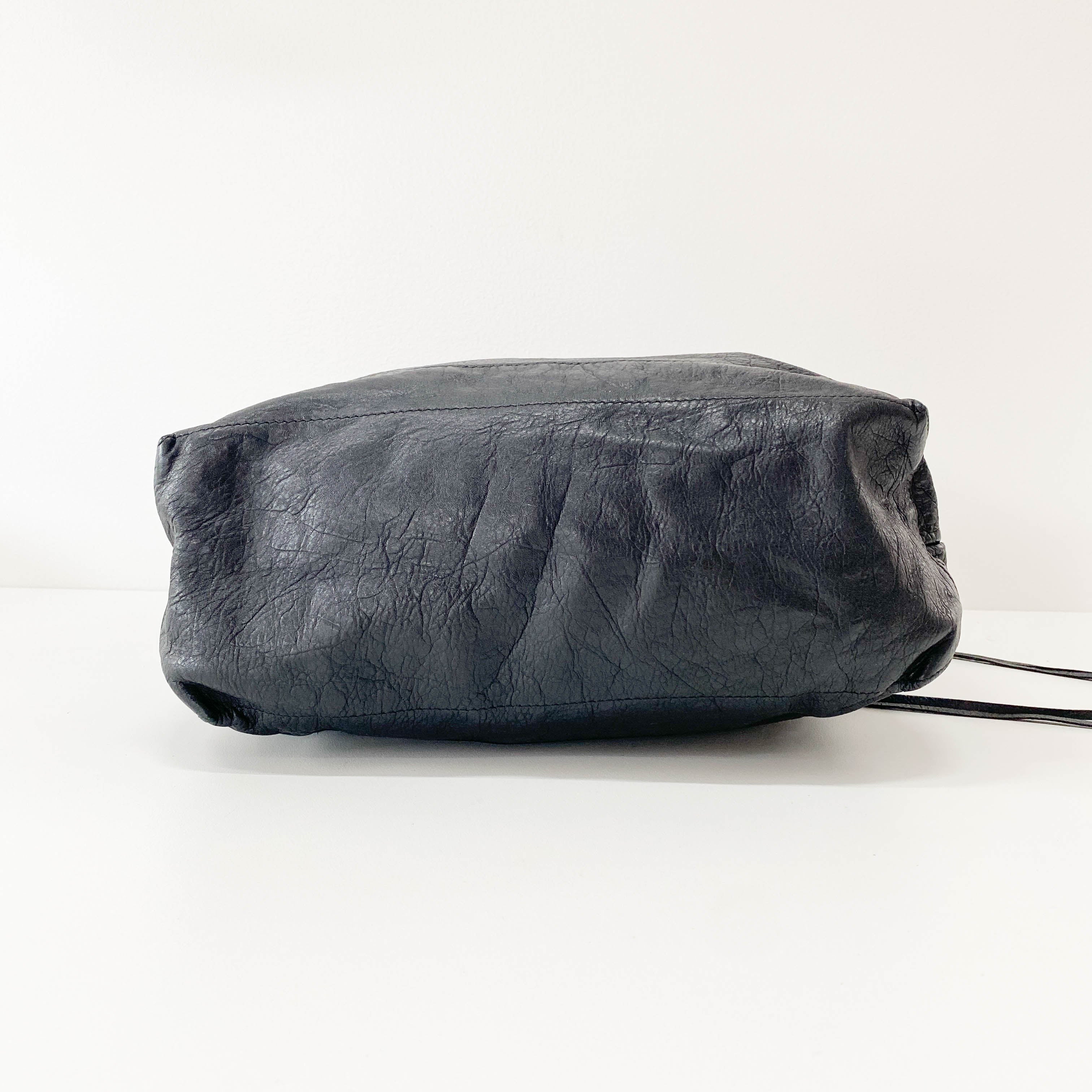 The Day Black Leather Bag