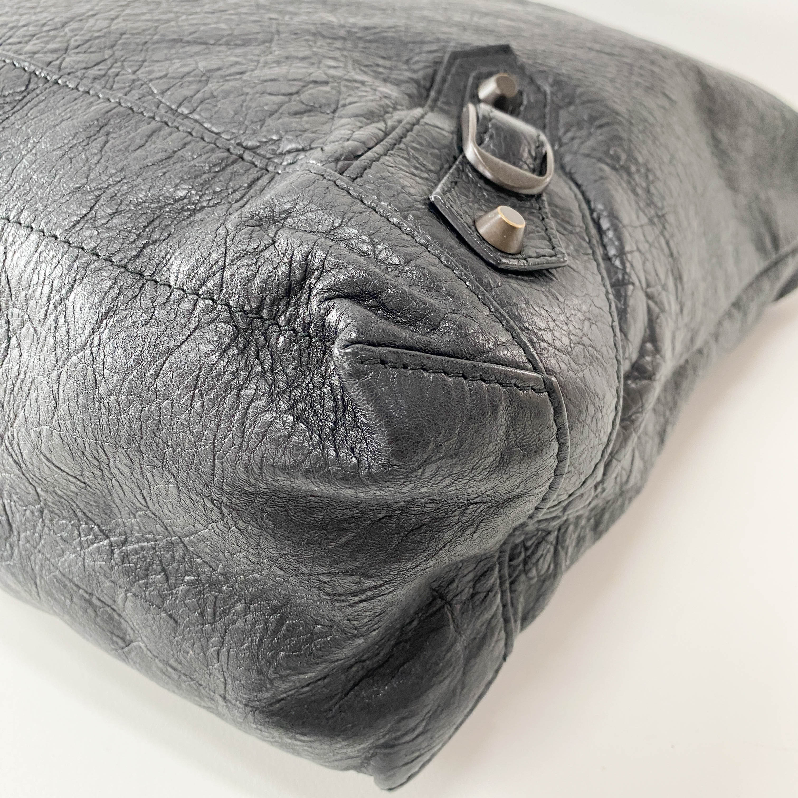 The Day Black Leather Bag