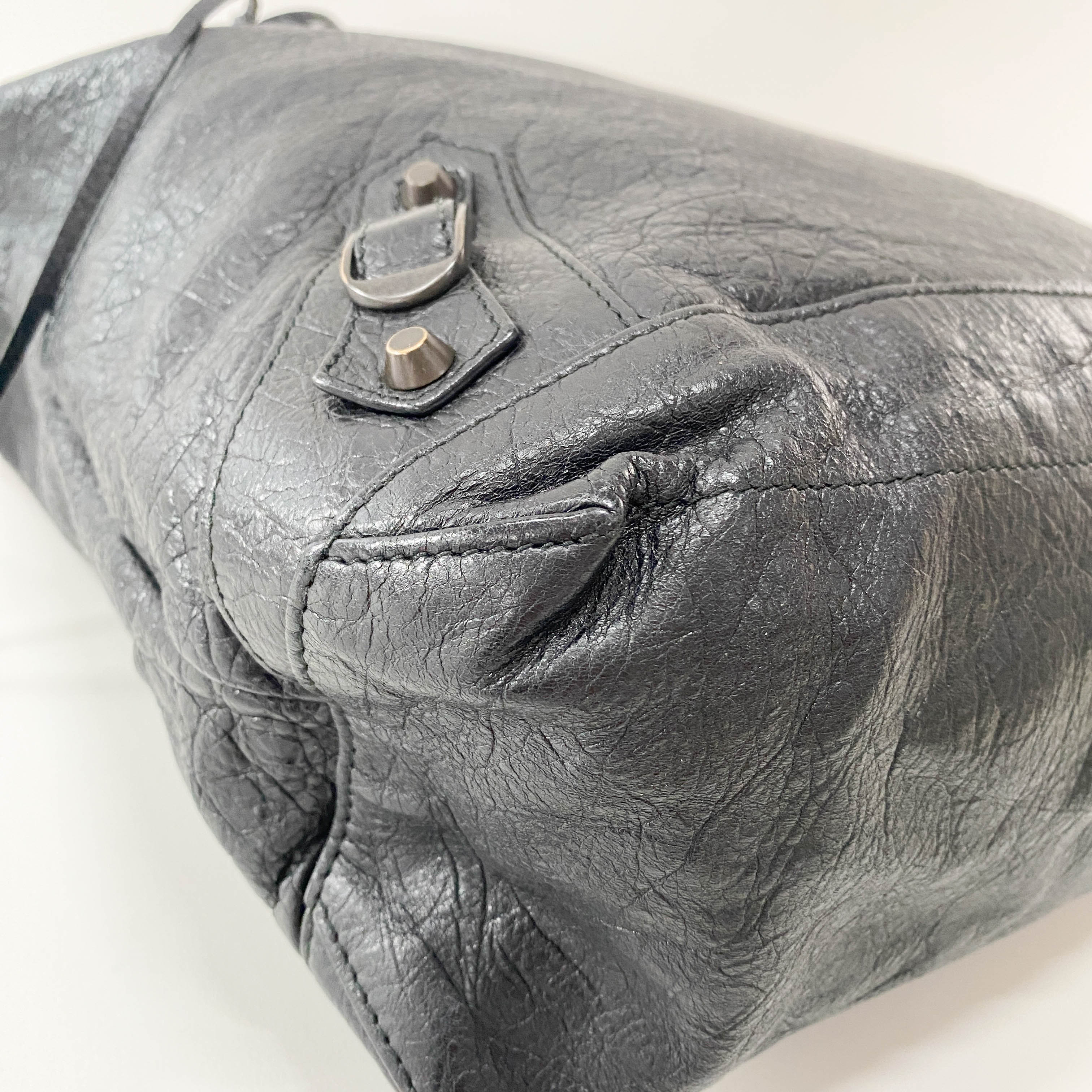 The Day Black Leather Bag