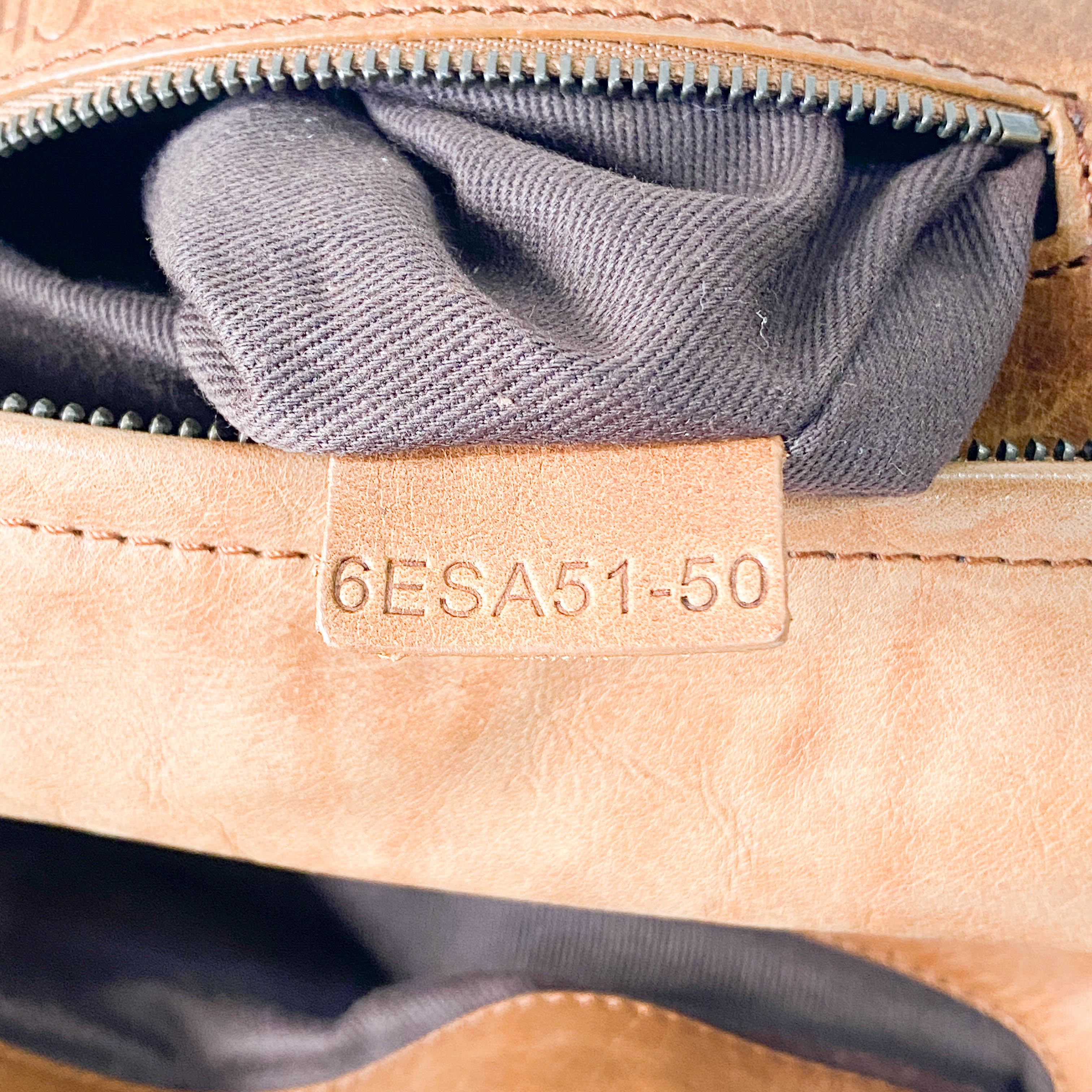 Silverado Bronze Python Embossed Leather Shoulder Bag