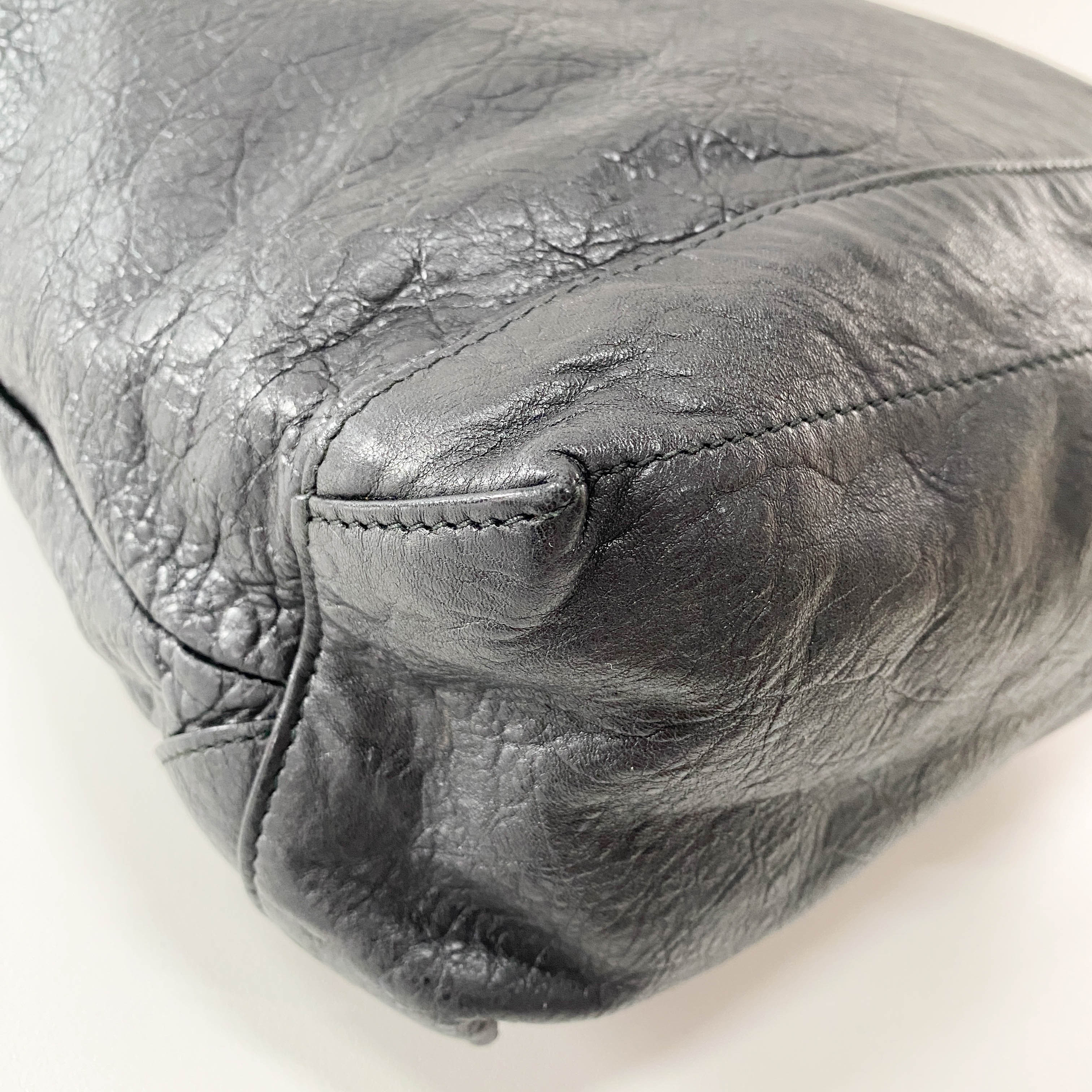 The Day Black Leather Bag