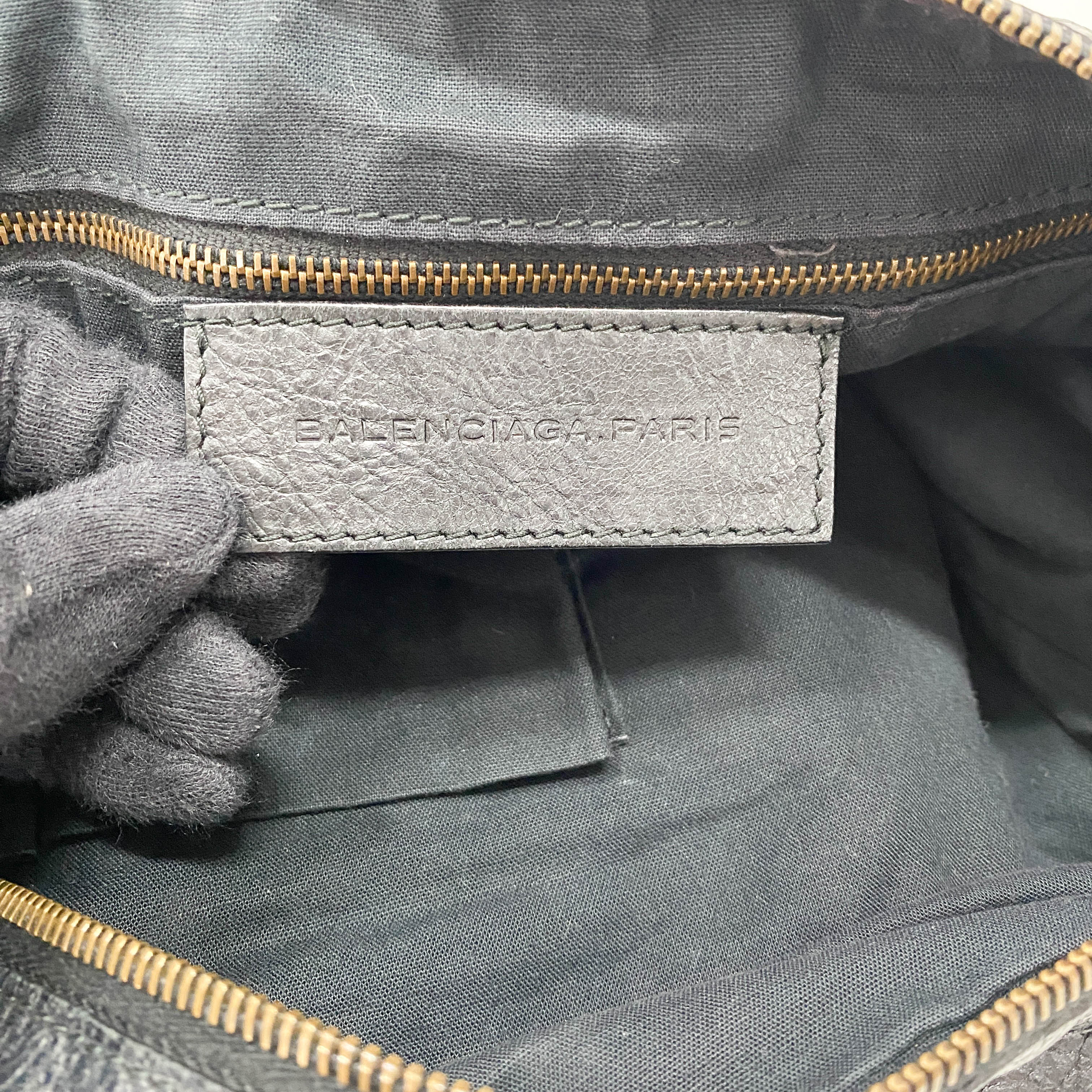 The Day Black Leather Bag