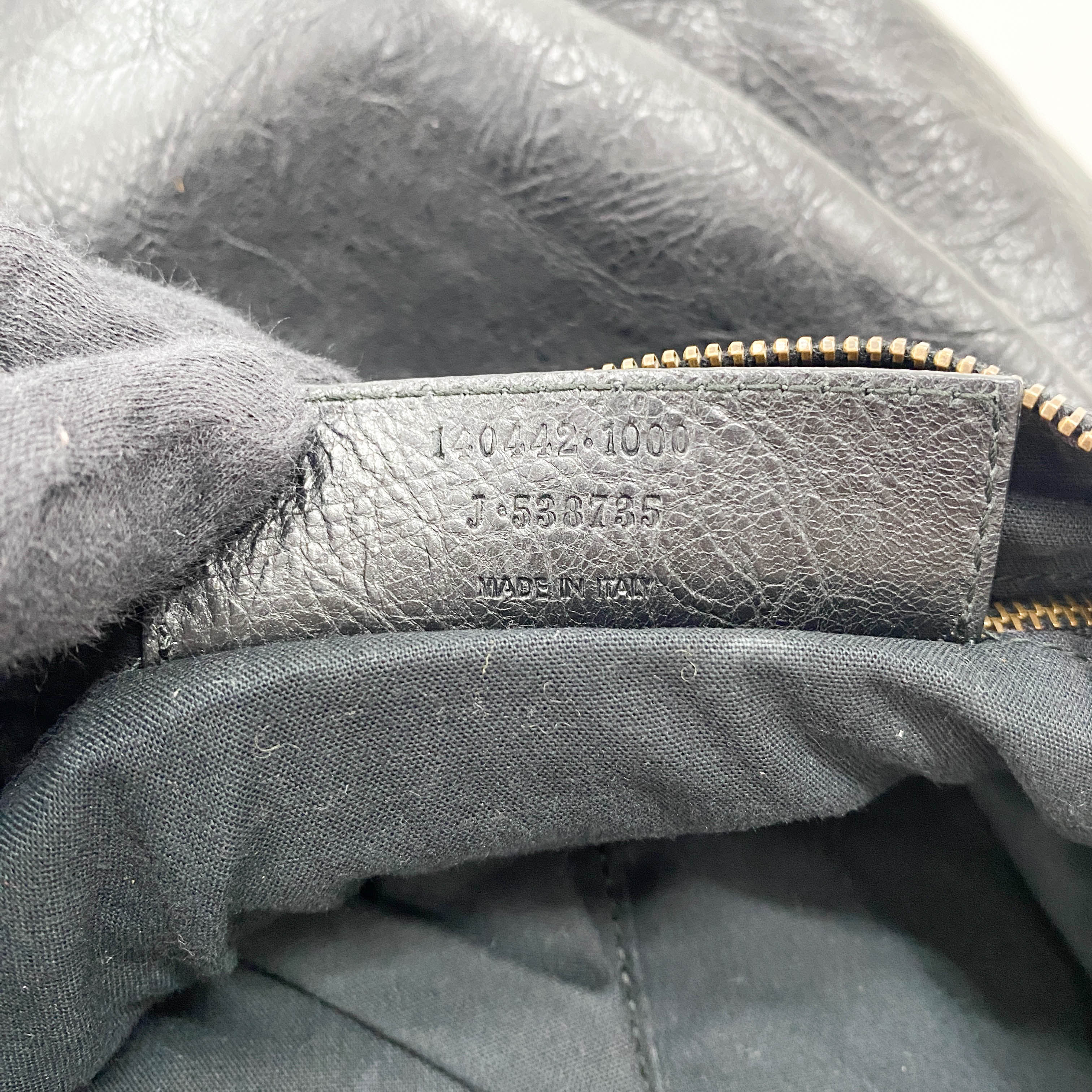 The Day Black Leather Bag