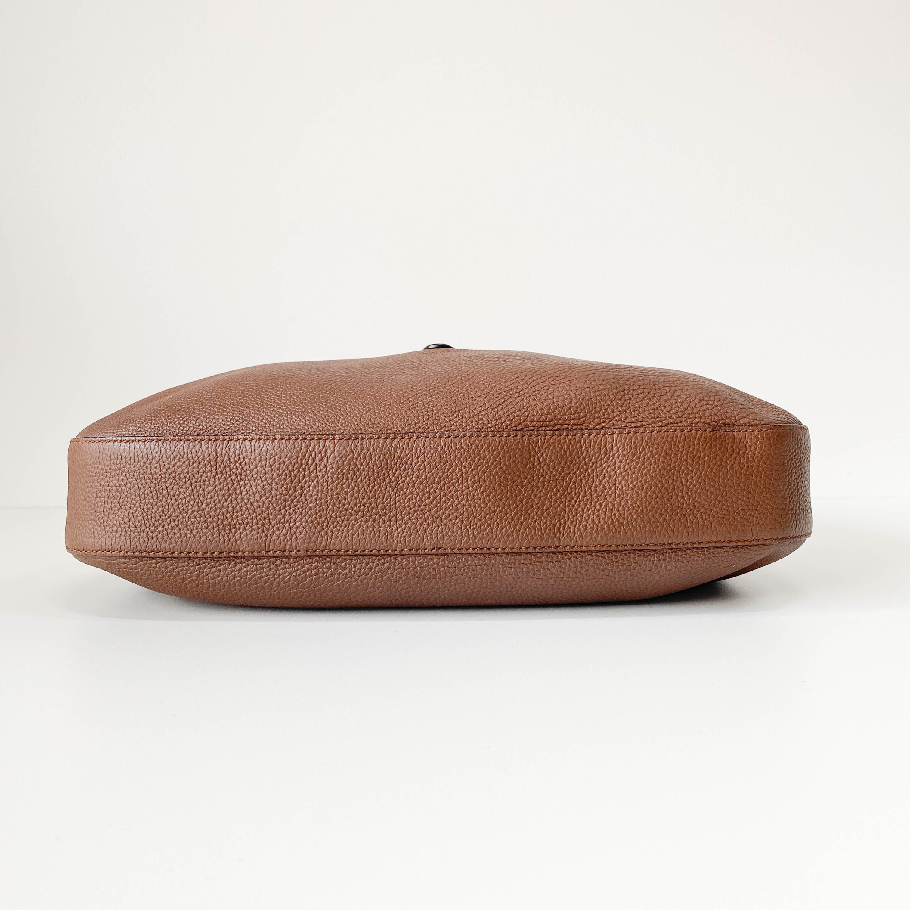 Jackie Brown Leather Hobo Shoulder Bag