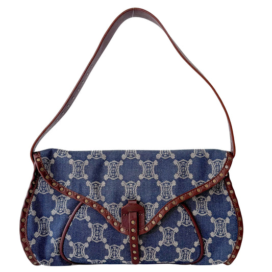 Macadam Denim and Studs Bag