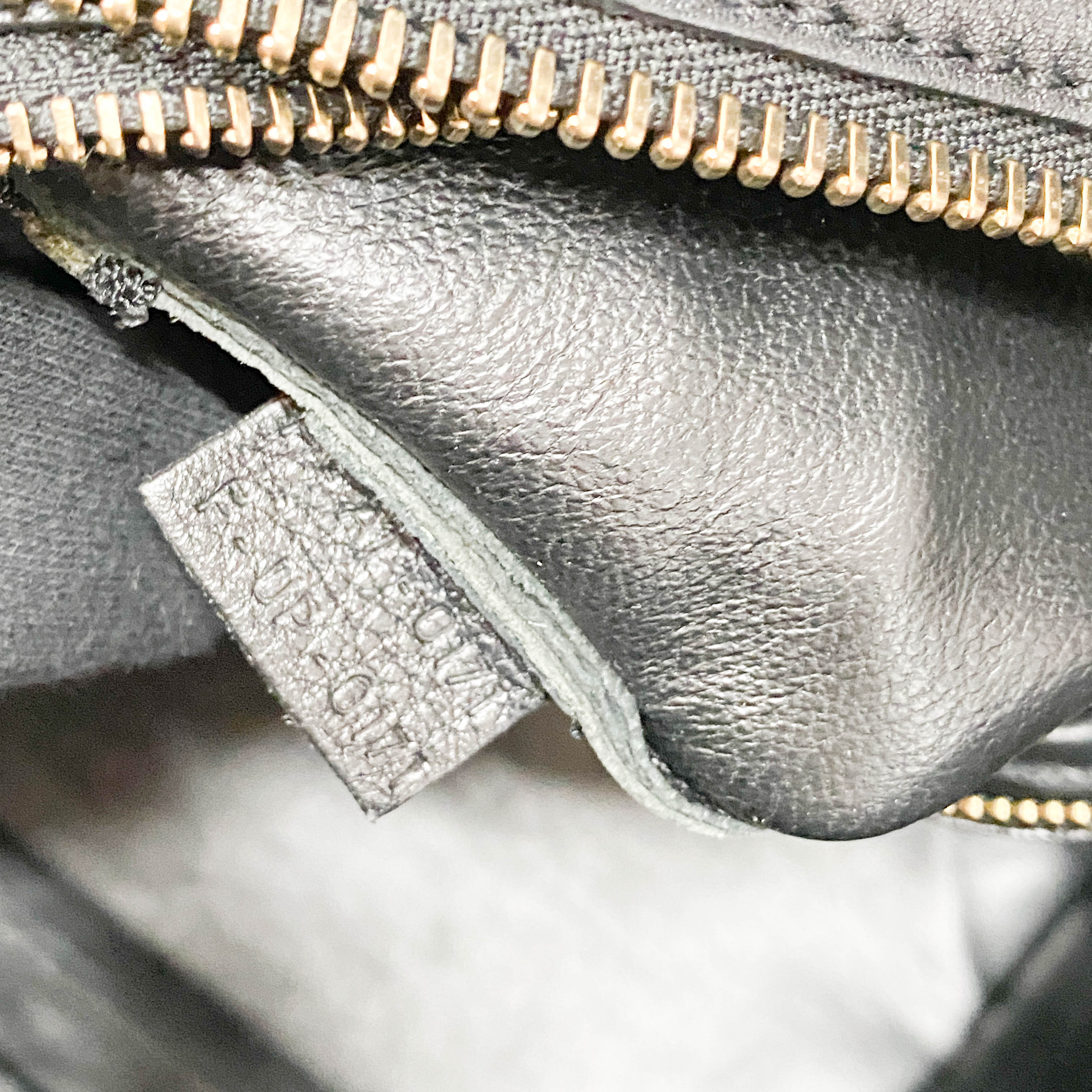 Luggage Denim/Leather Tote Bag