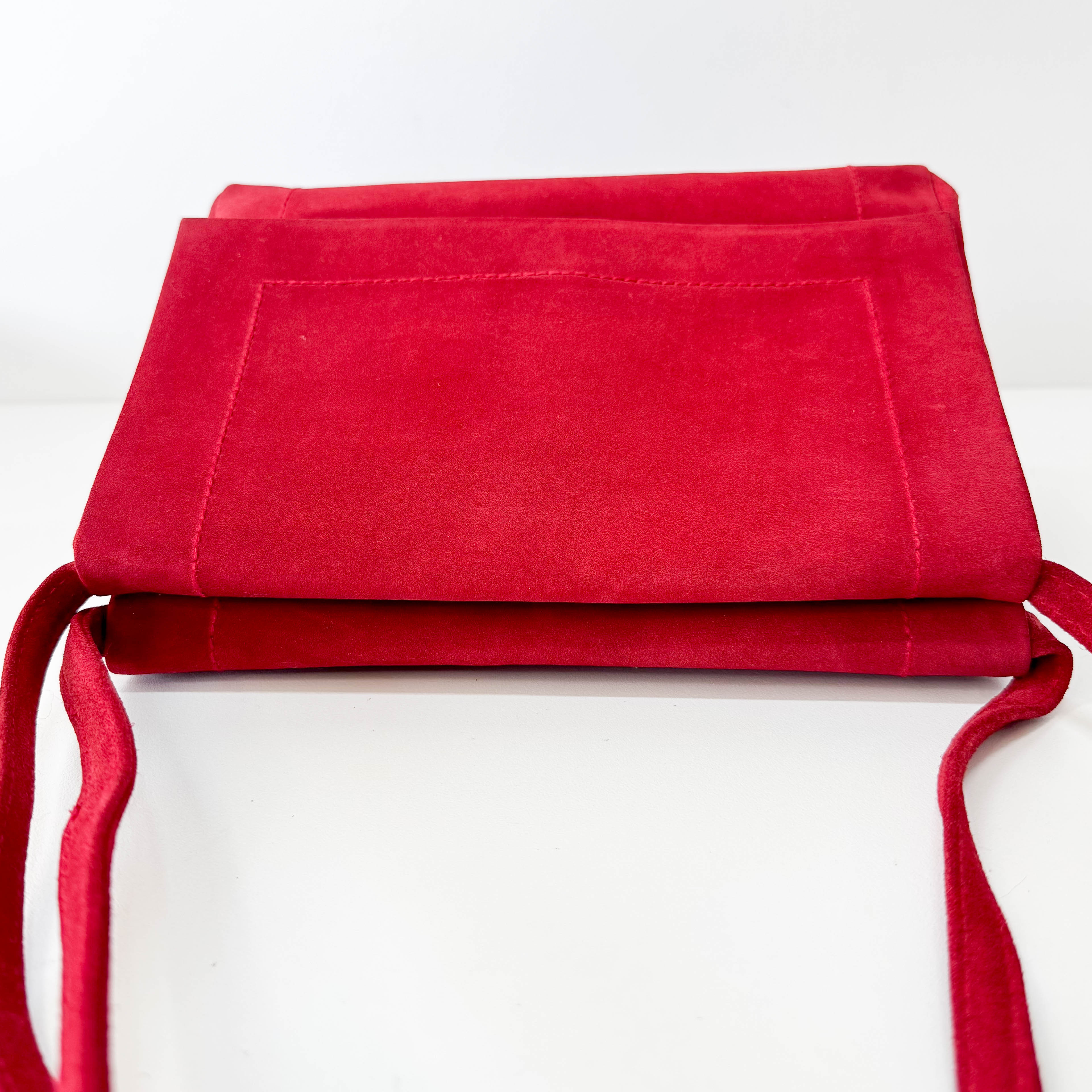 Double Belt Strap Flap Shoulder Bag