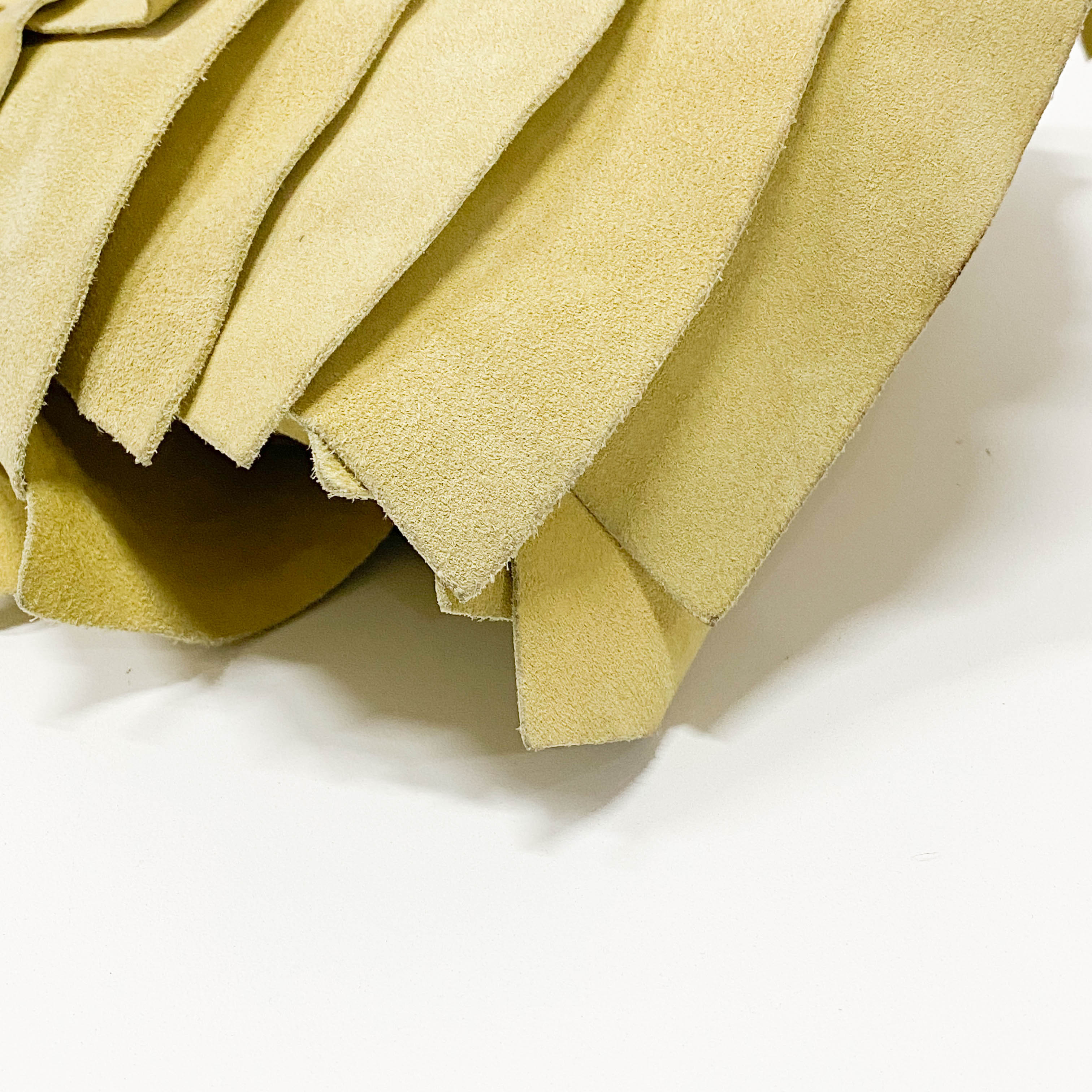 Sain-Tropez Yellow Suede Shoulder Bag