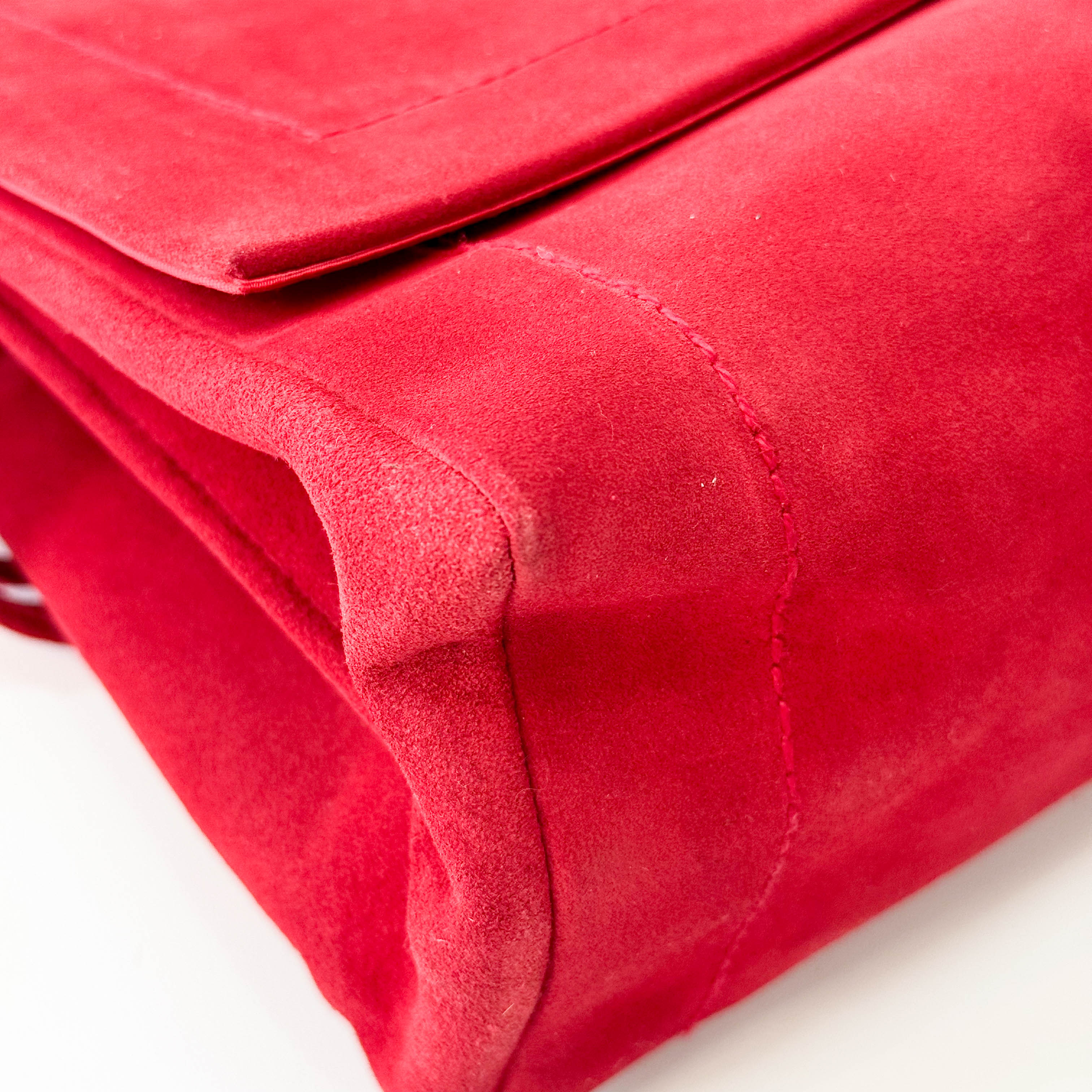 Double Belt Strap Flap Shoulder Bag