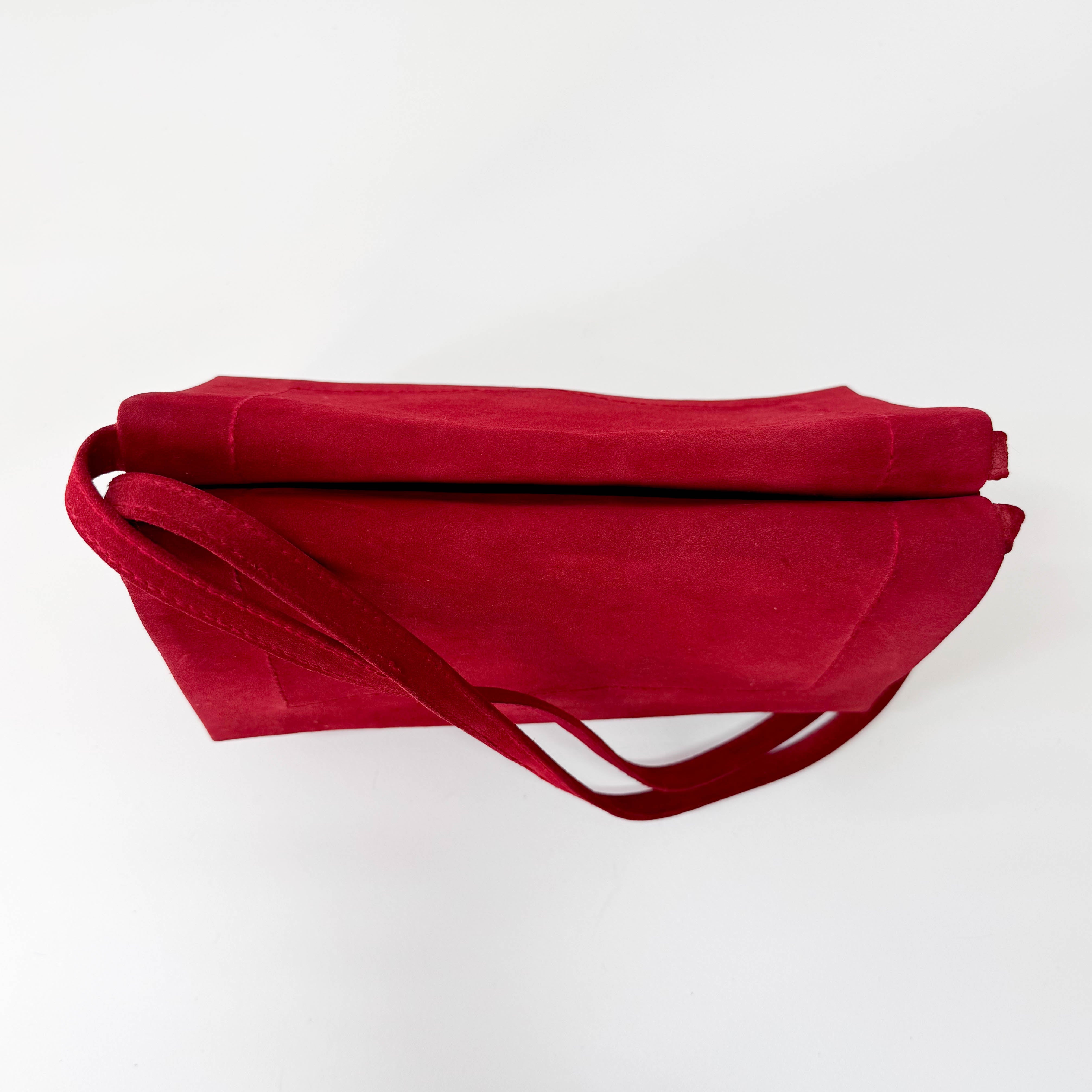 Double Belt Strap Flap Shoulder Bag