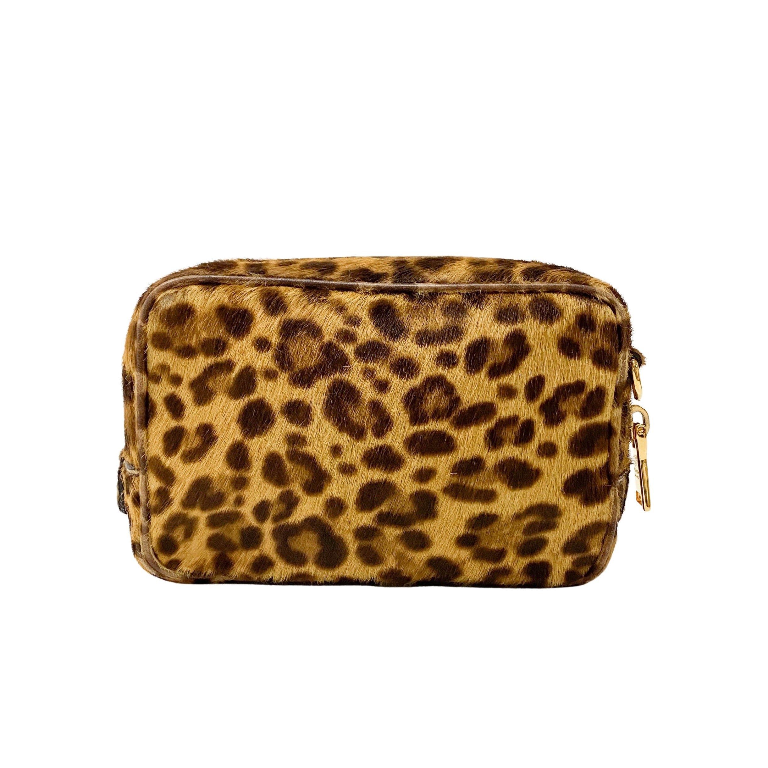 Prada Mini Dyed Calf Fur Shoulder Bag