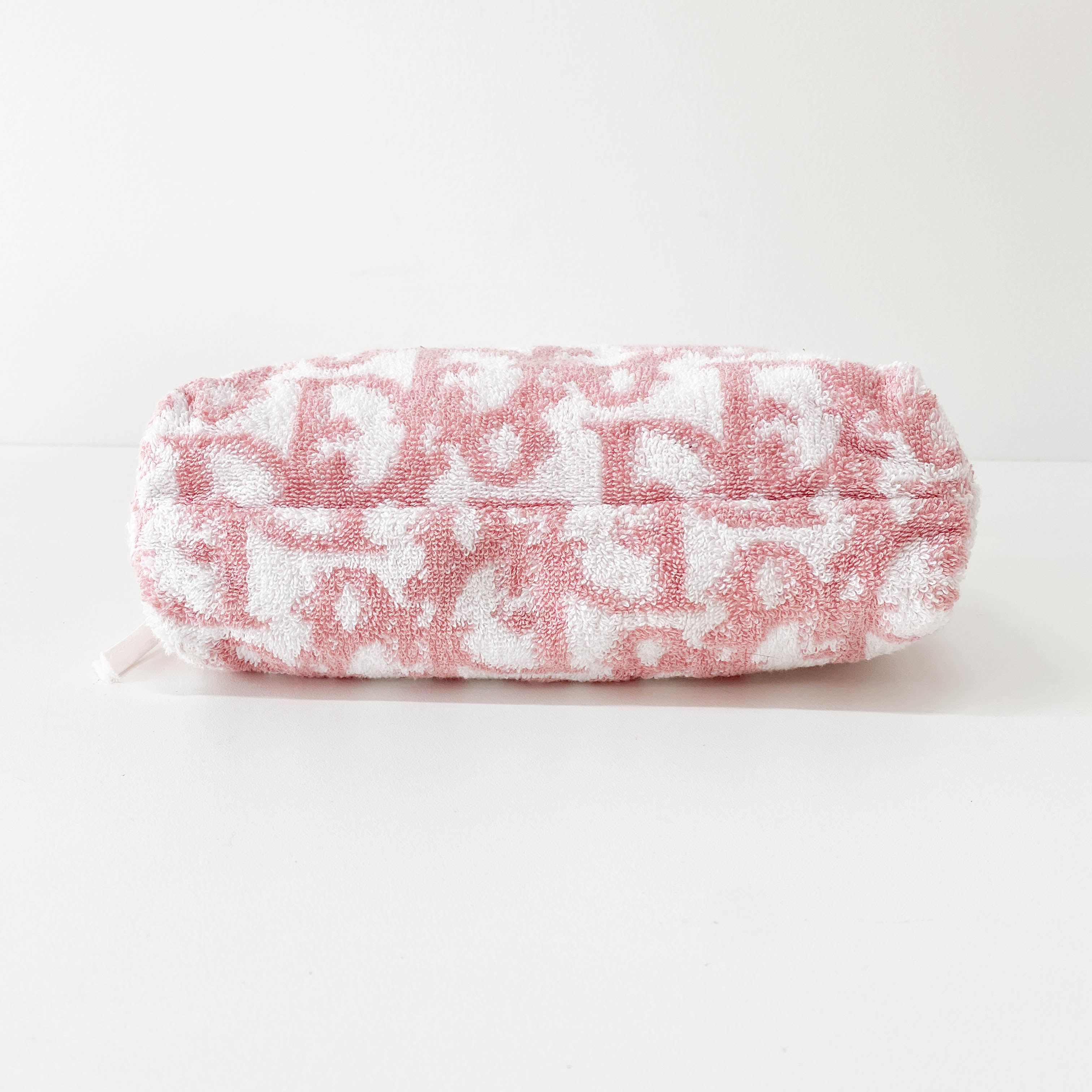 Trotter Pink Terry Cloth Towel Handbag