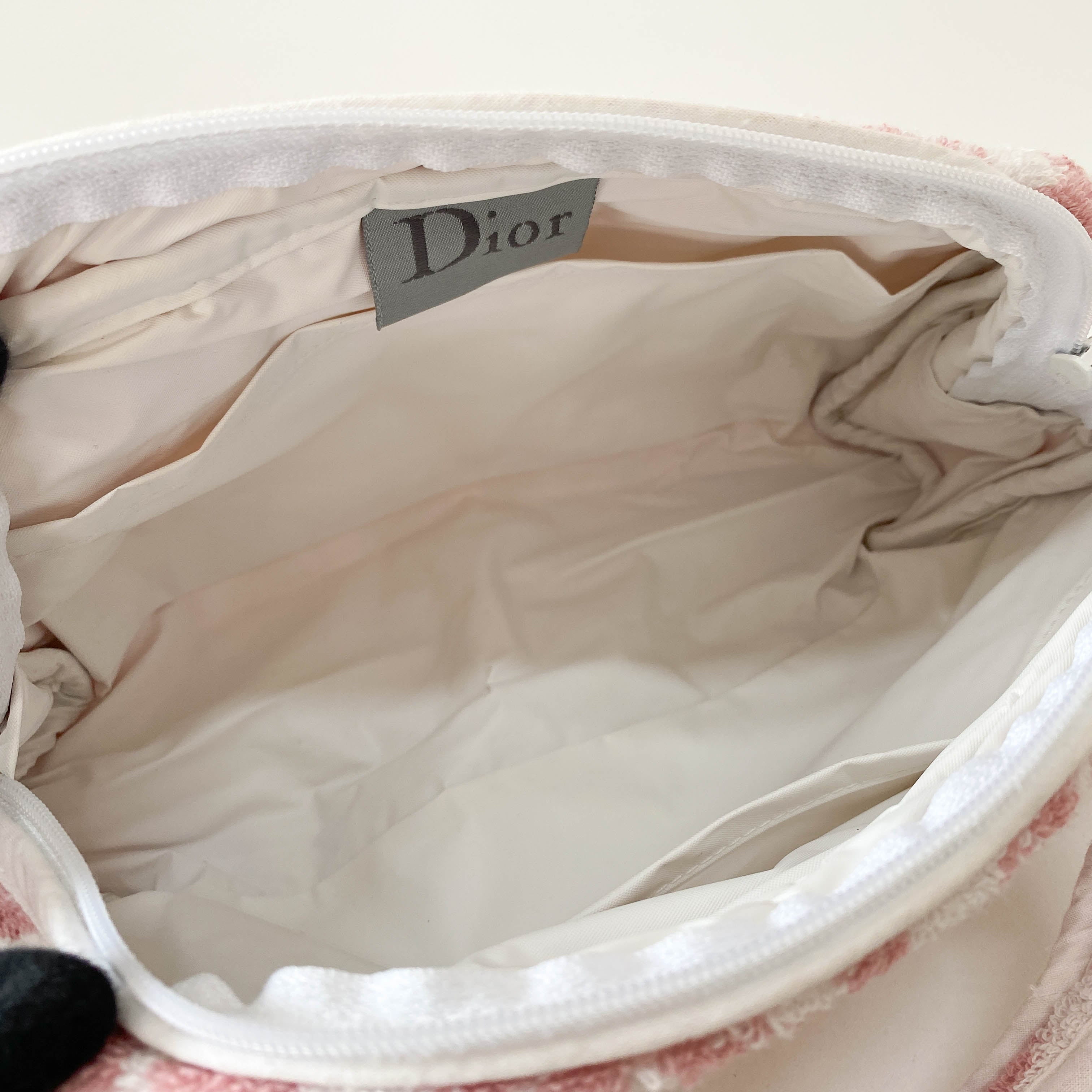 Trotter Pink Terry Cloth Towel Handbag