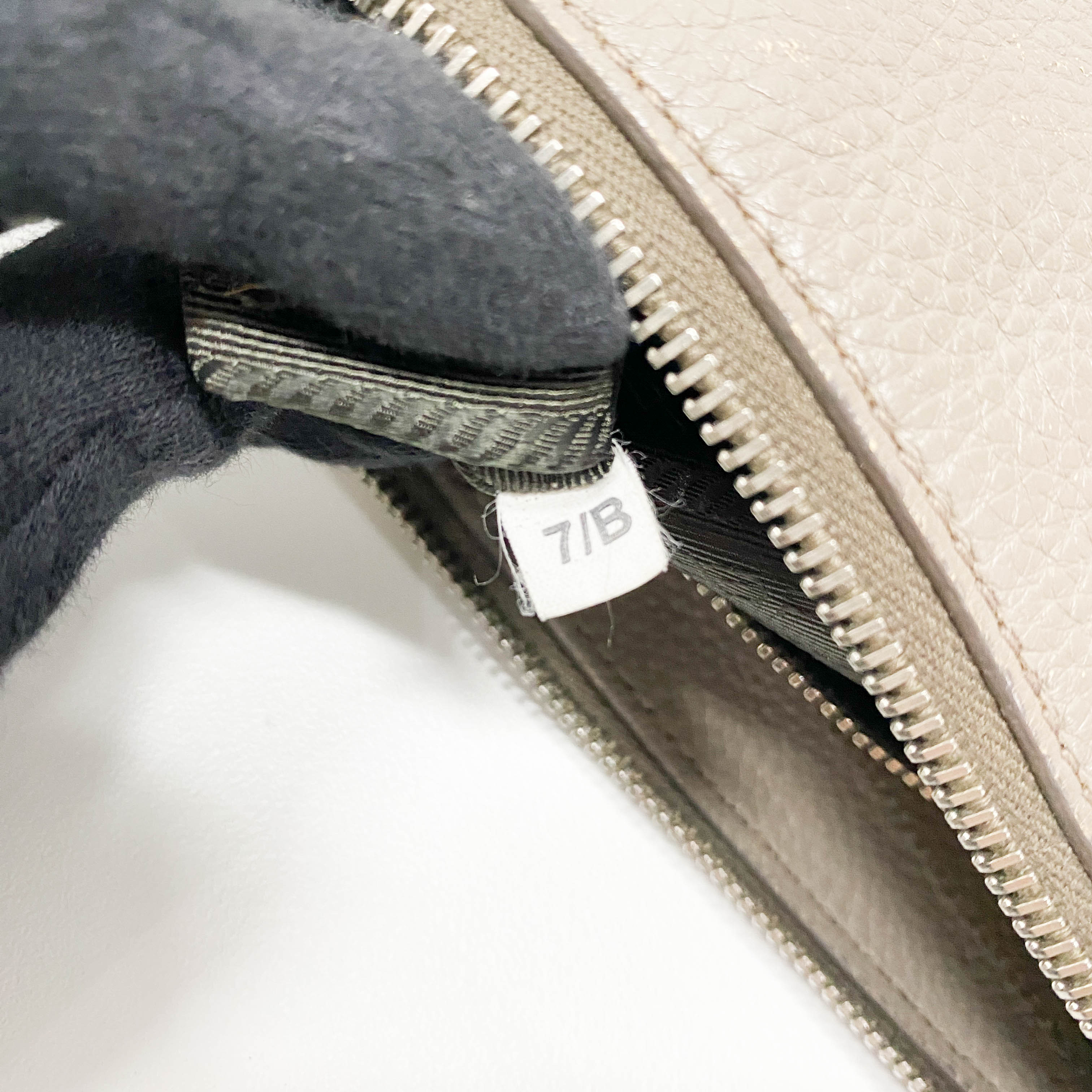 Vintage Grey Leather Crossbody Bag