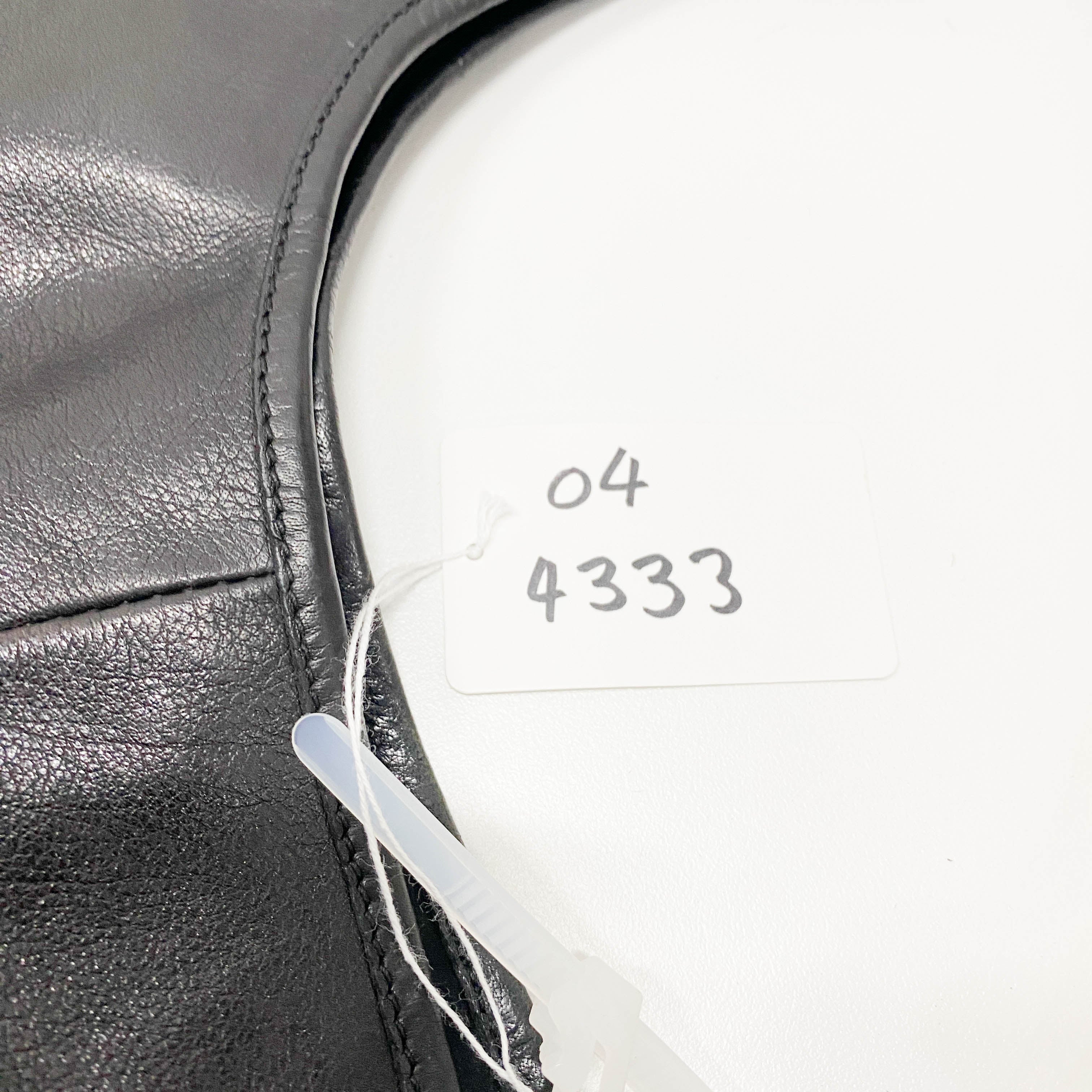 Vintage Grey Leather Crossbody Bag