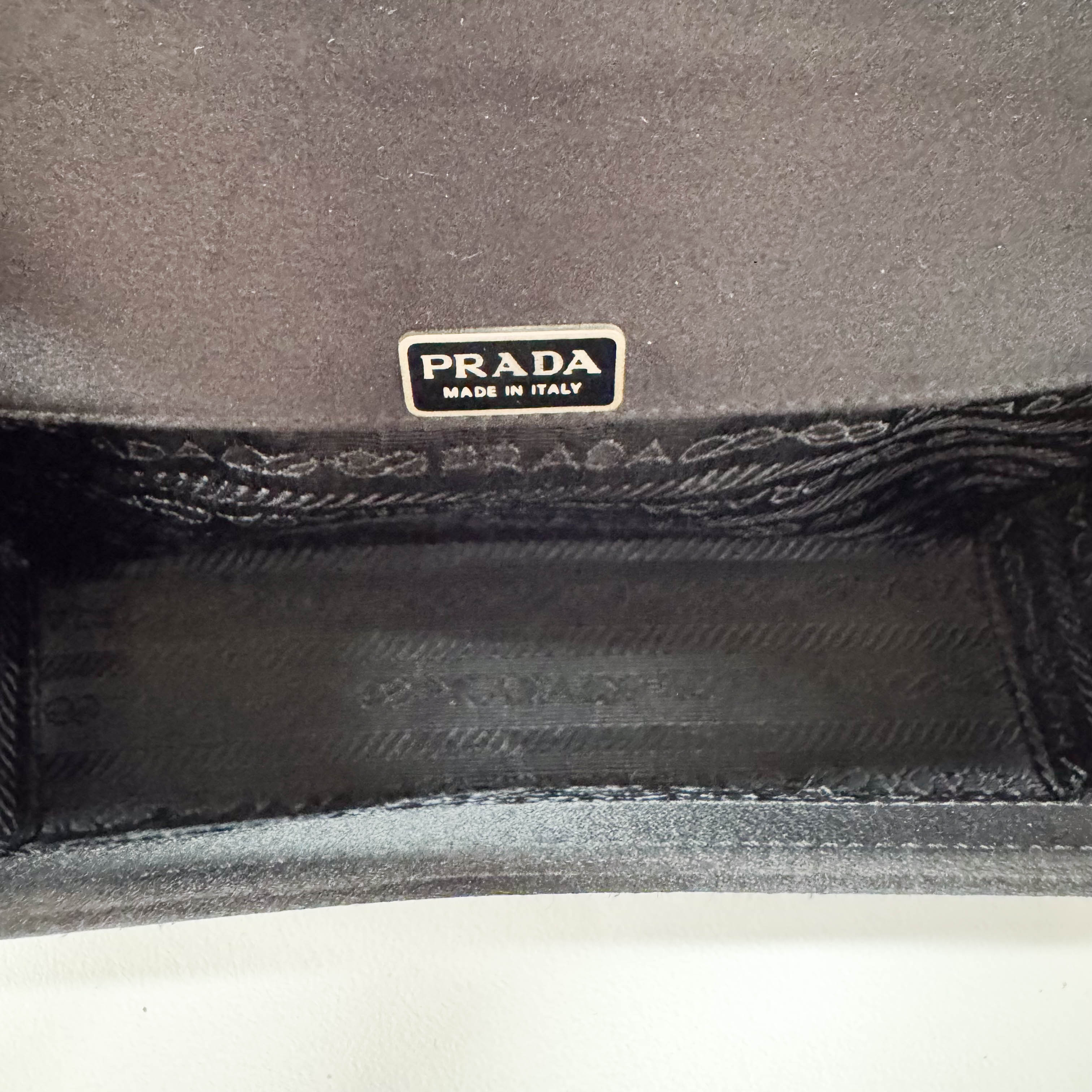 Black Satin Shoulder Bag