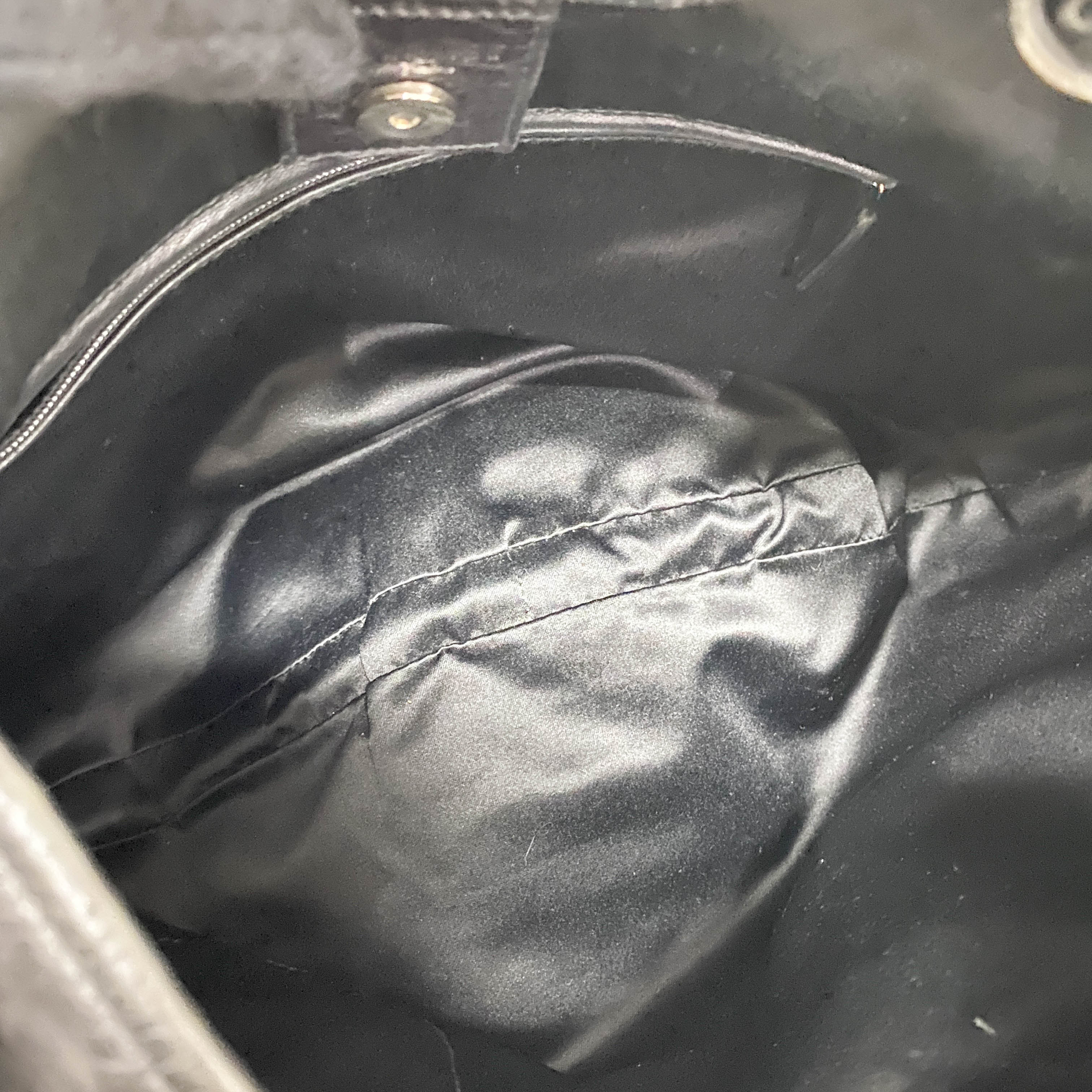 Mombasa Black Leather with YSL Studs Detail