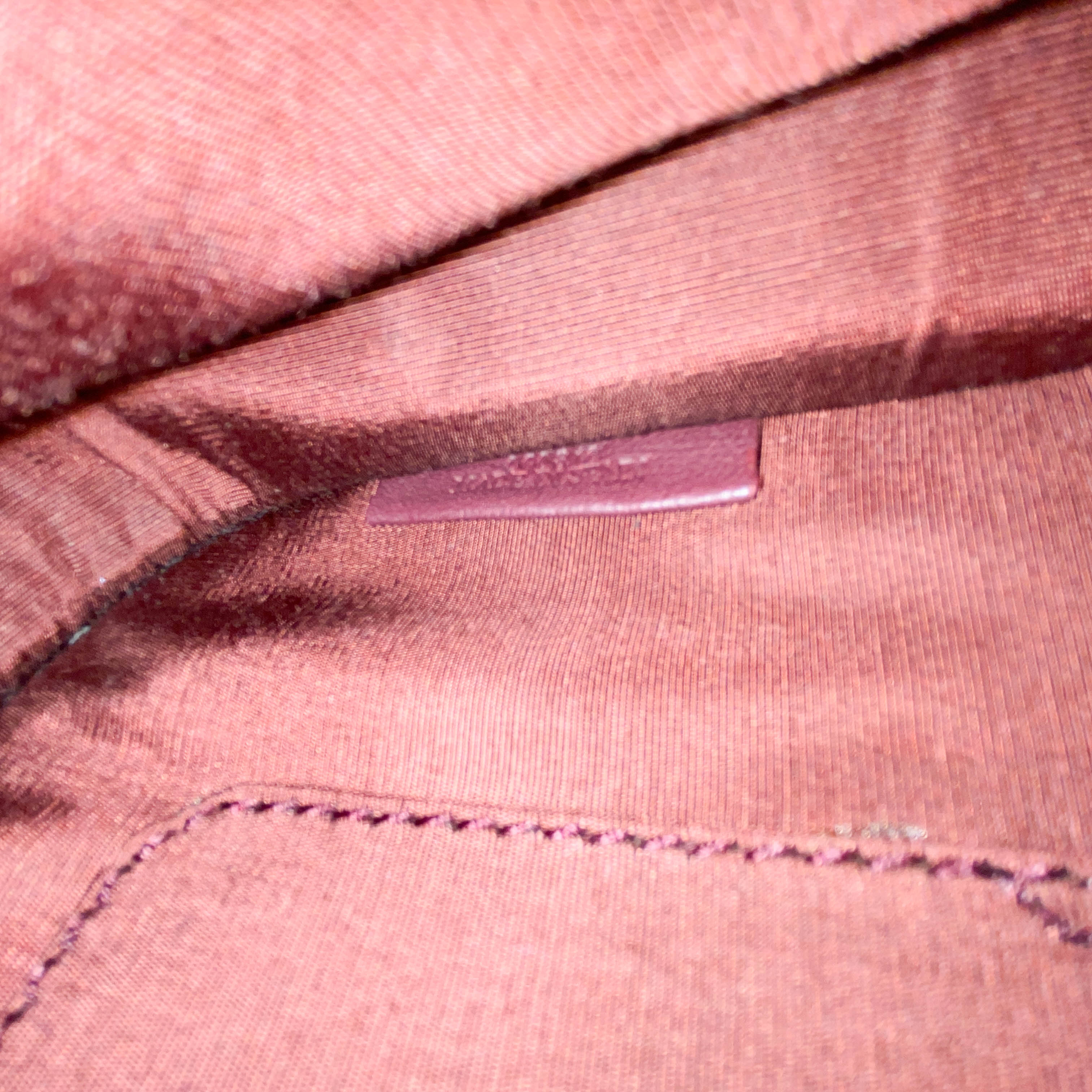 Black Leather Mini Pochette Bag