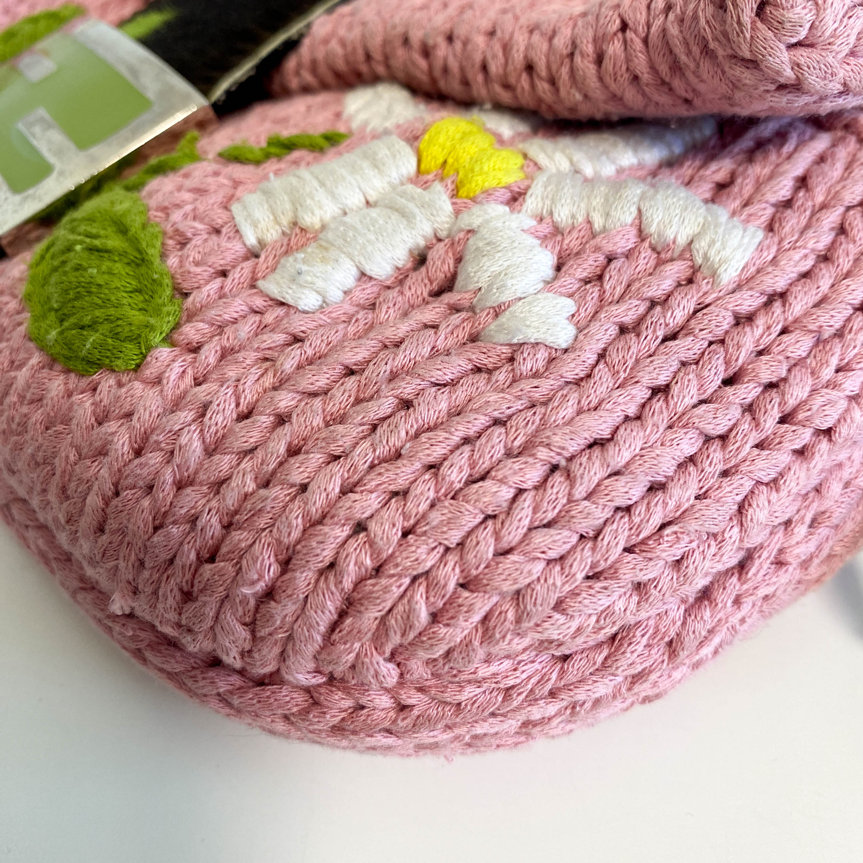 Baguette Pink Floral Knit