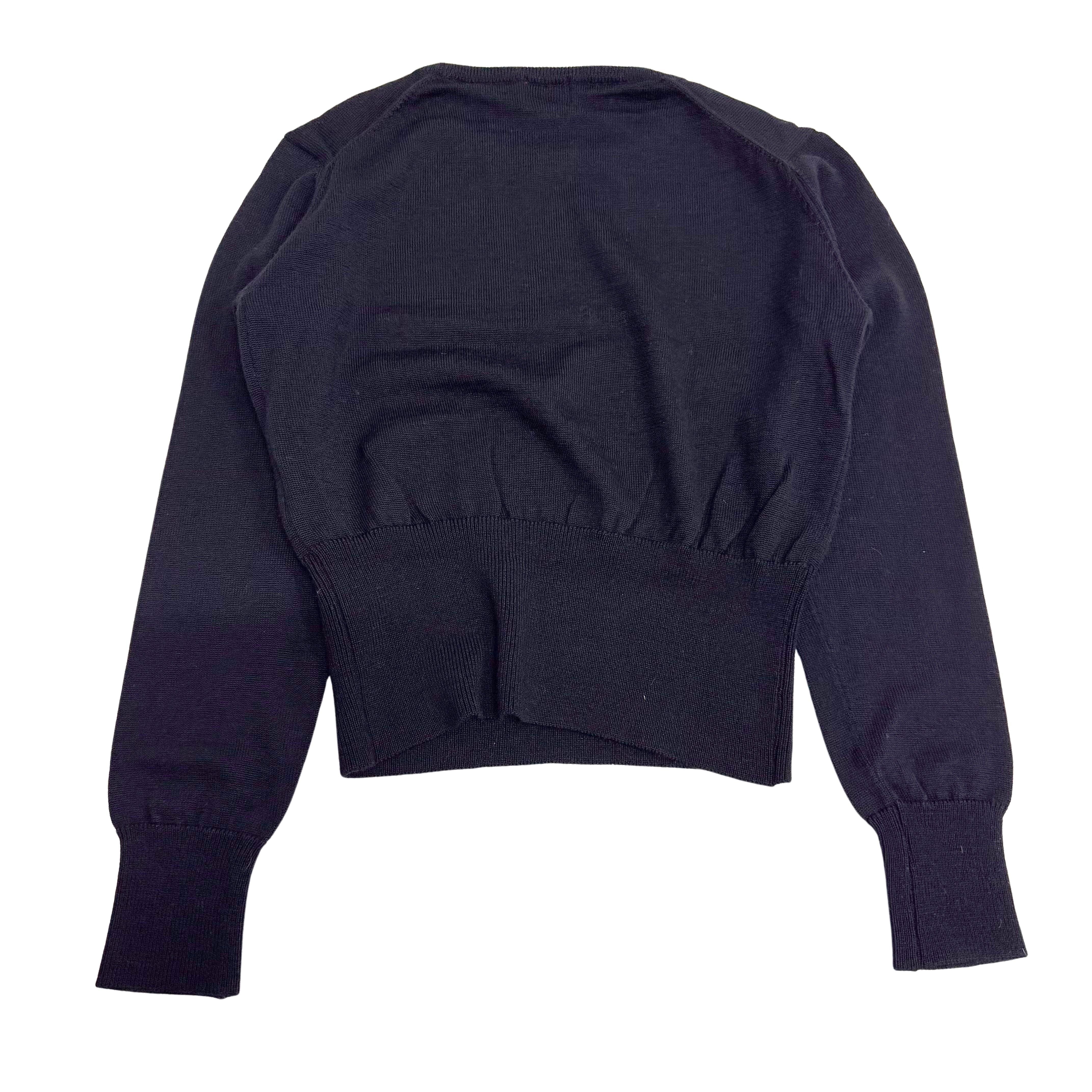 Size 42 Black Rayon Sweater