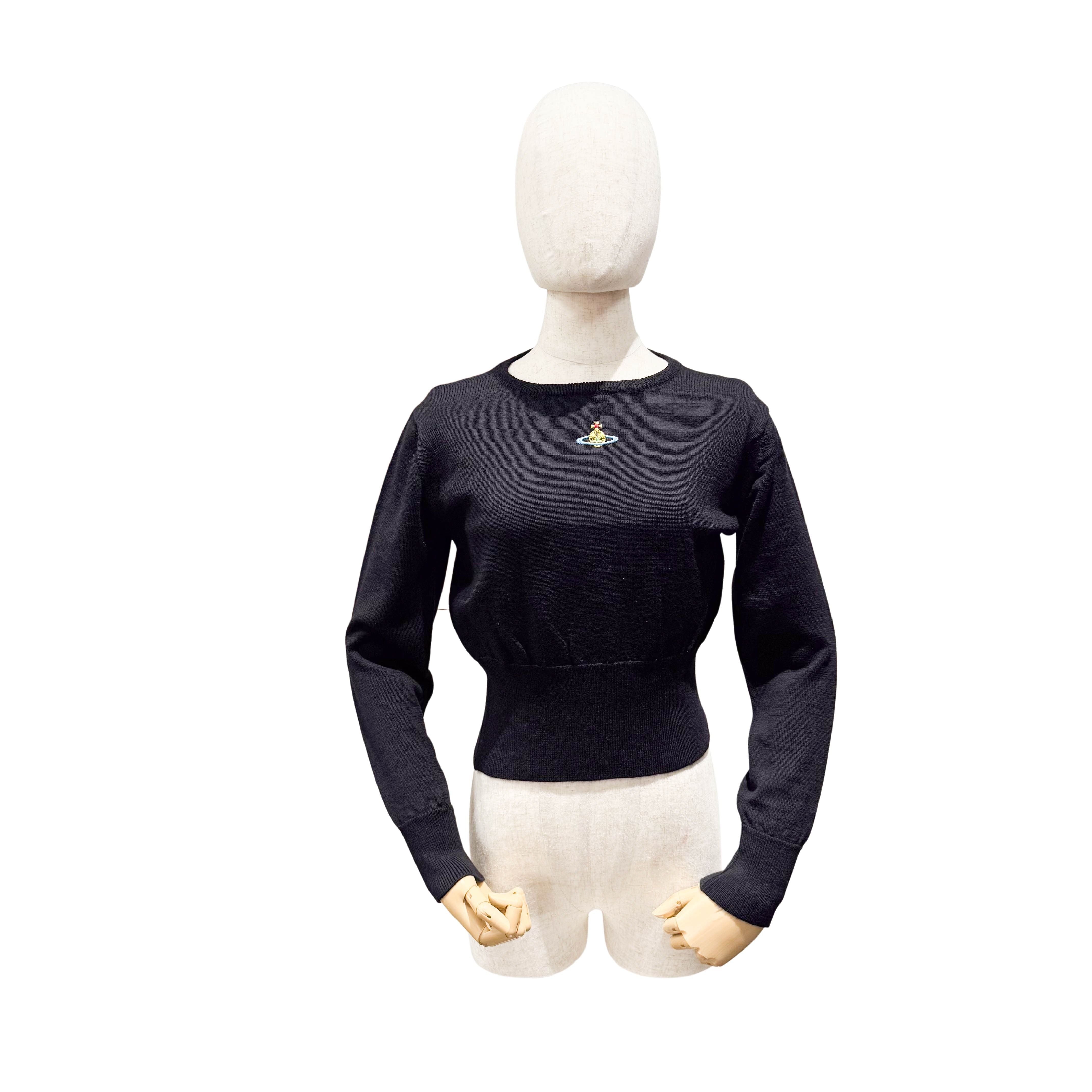 Size 42 Black Rayon Sweater