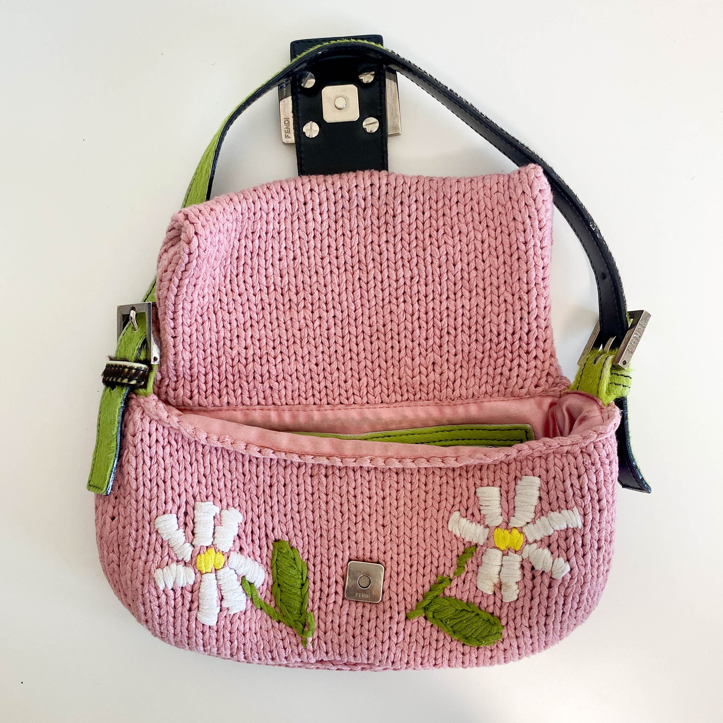 Baguette Pink Floral Knit