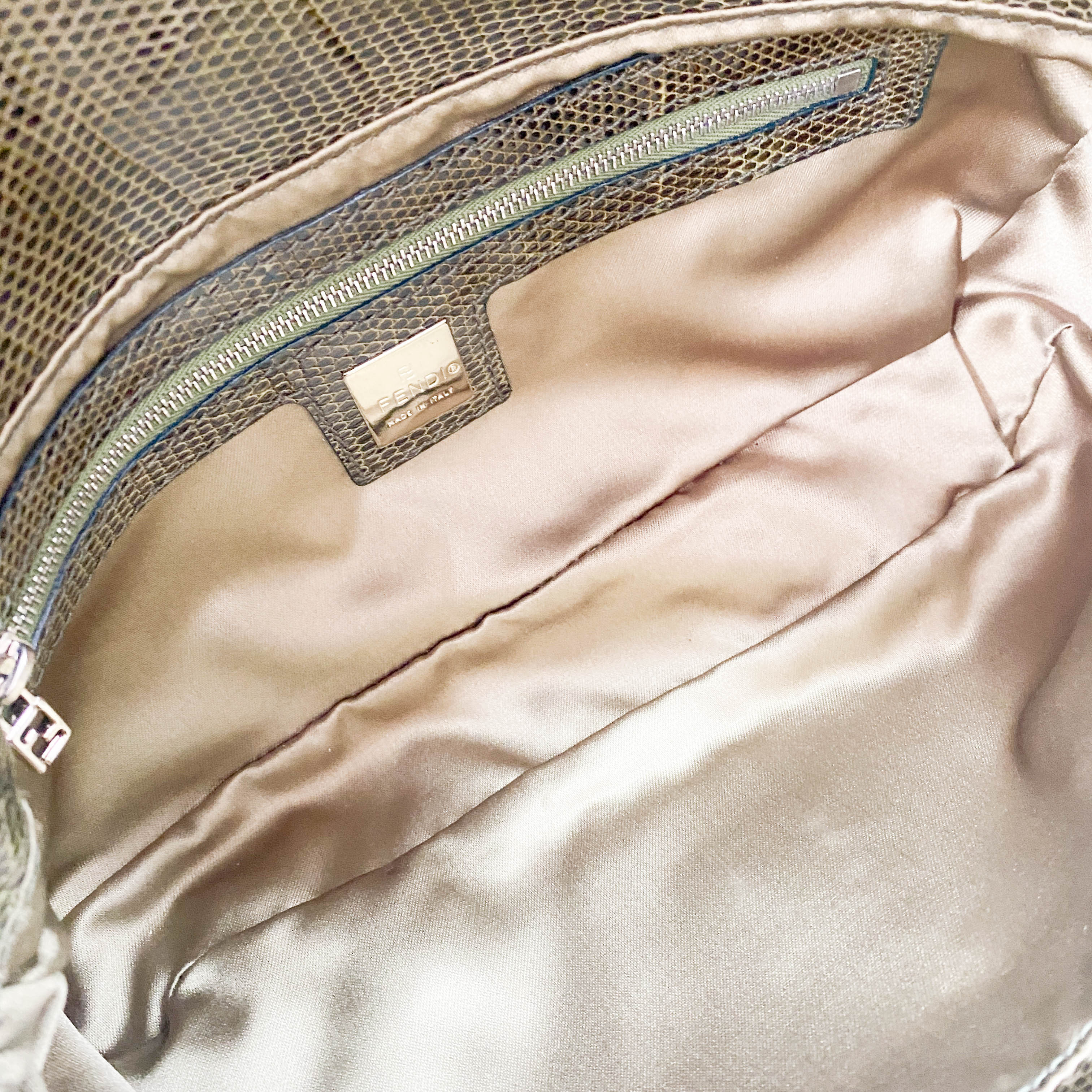 Baguette Gold Beaded Shoulder Bag