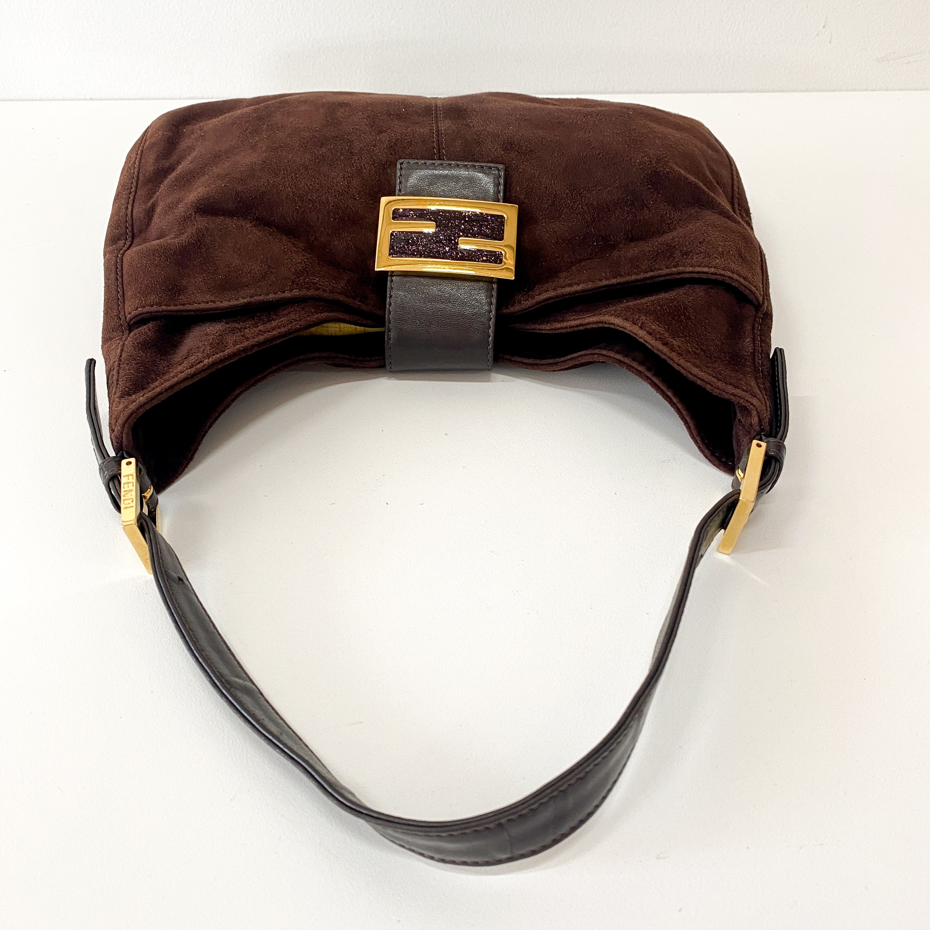 Brown Suede Hobo