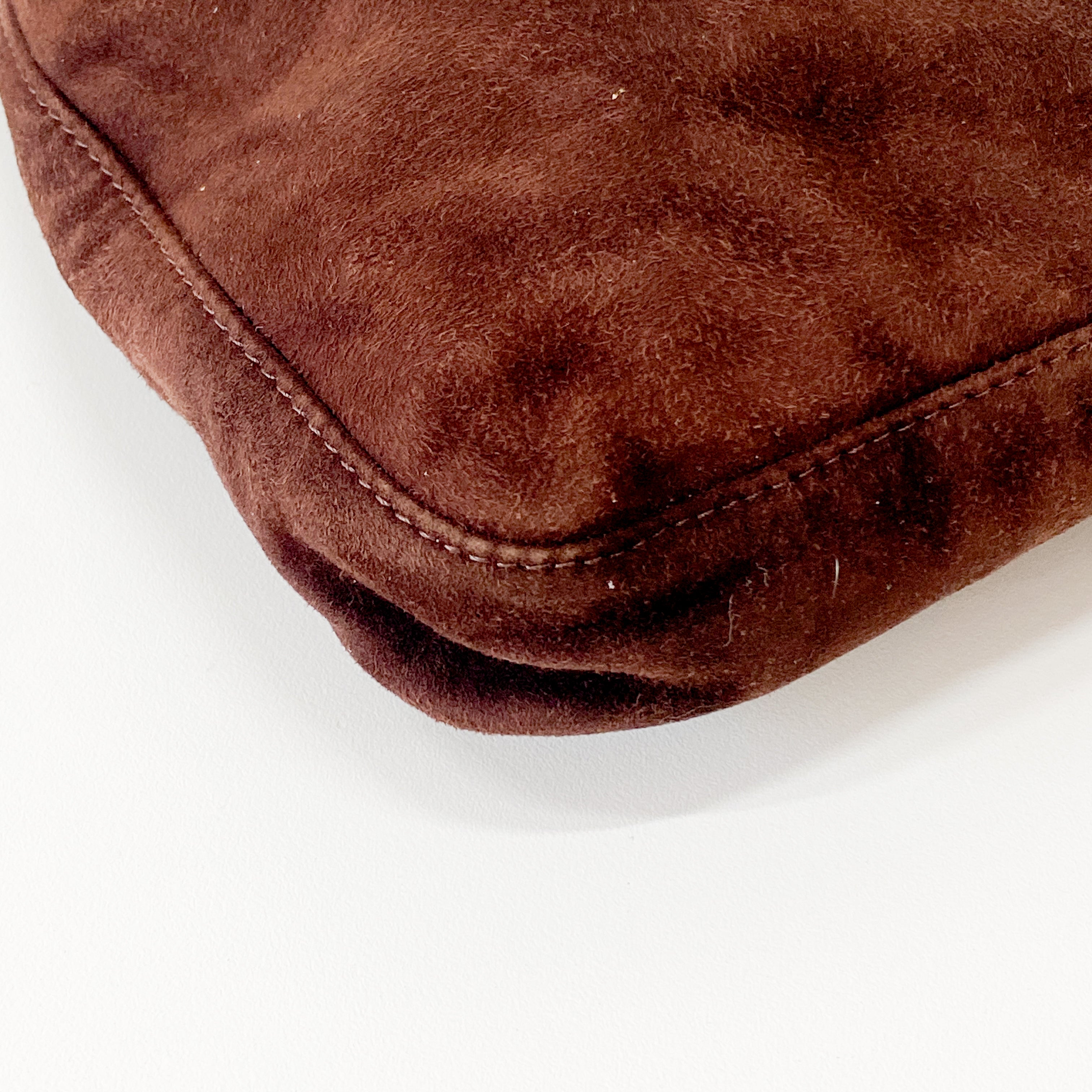 Brown Suede Hobo