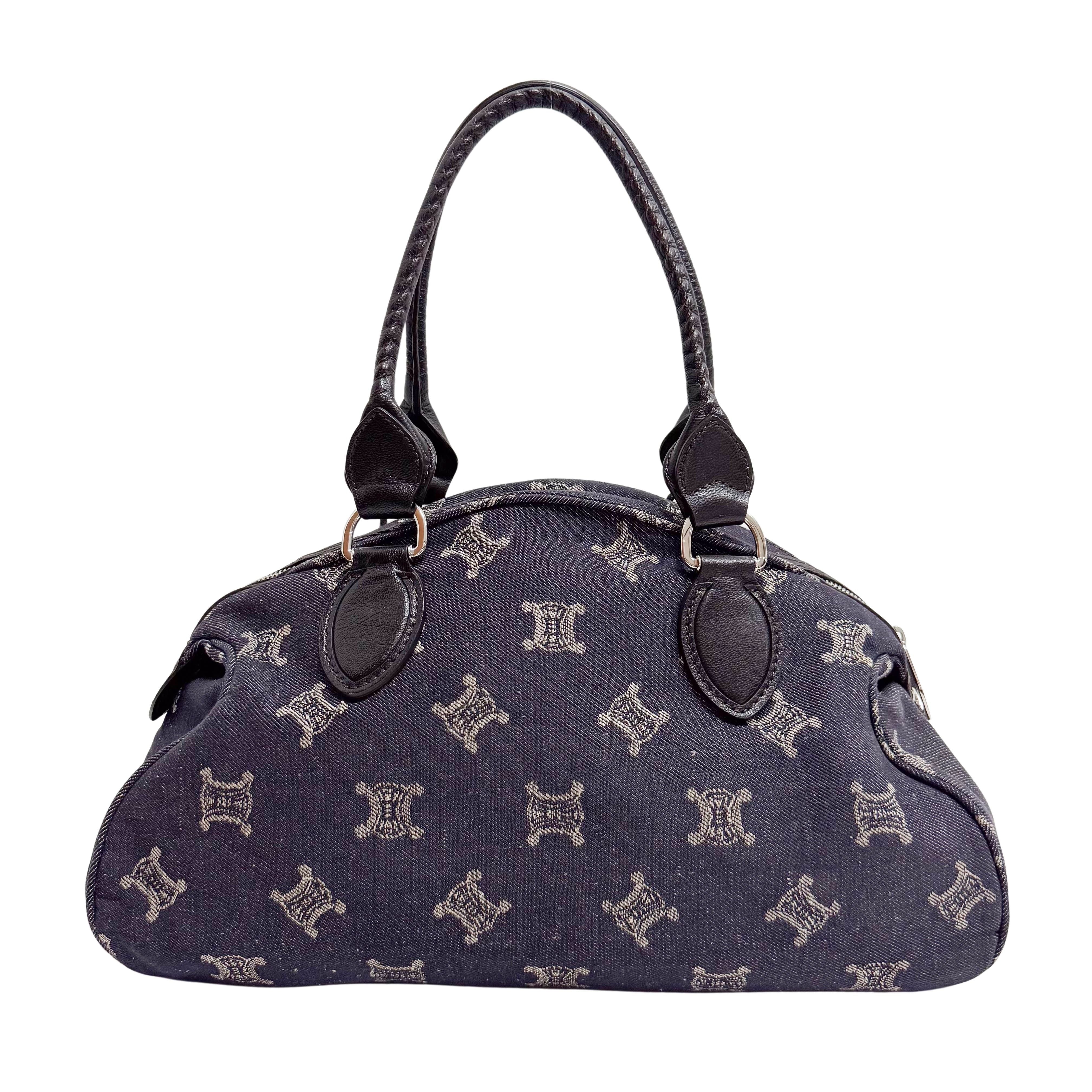 Macadam Blue Denim Shoulder Bag