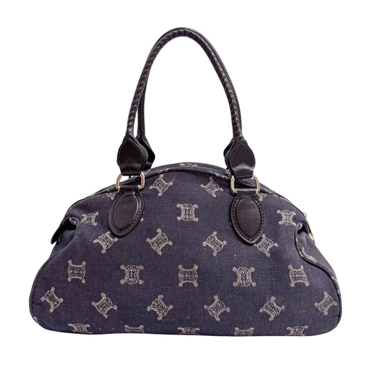 Macadam Blue Denim Shoulder Bag