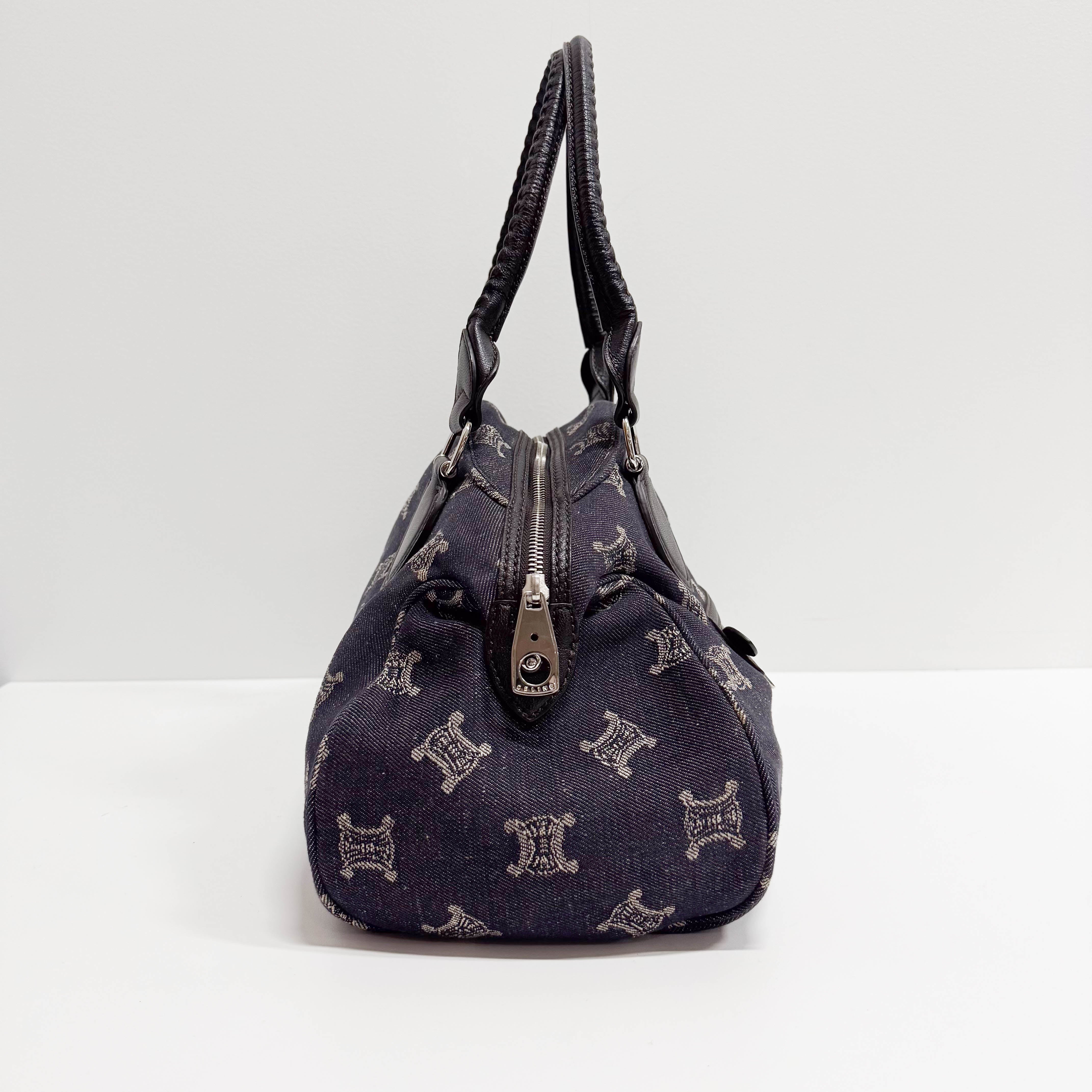 Macadam Blue Denim Shoulder Bag