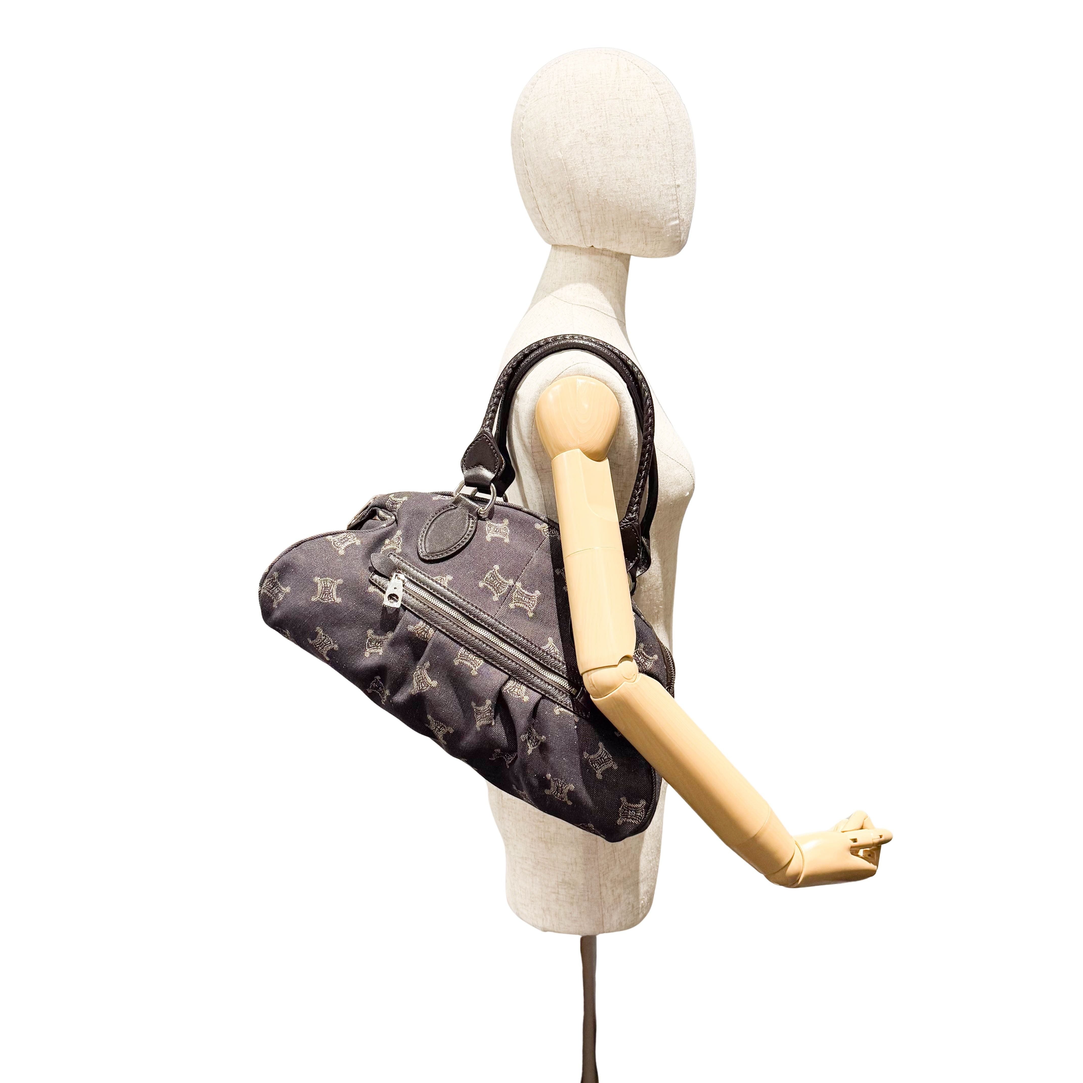 Macadam Blue Denim Shoulder Bag