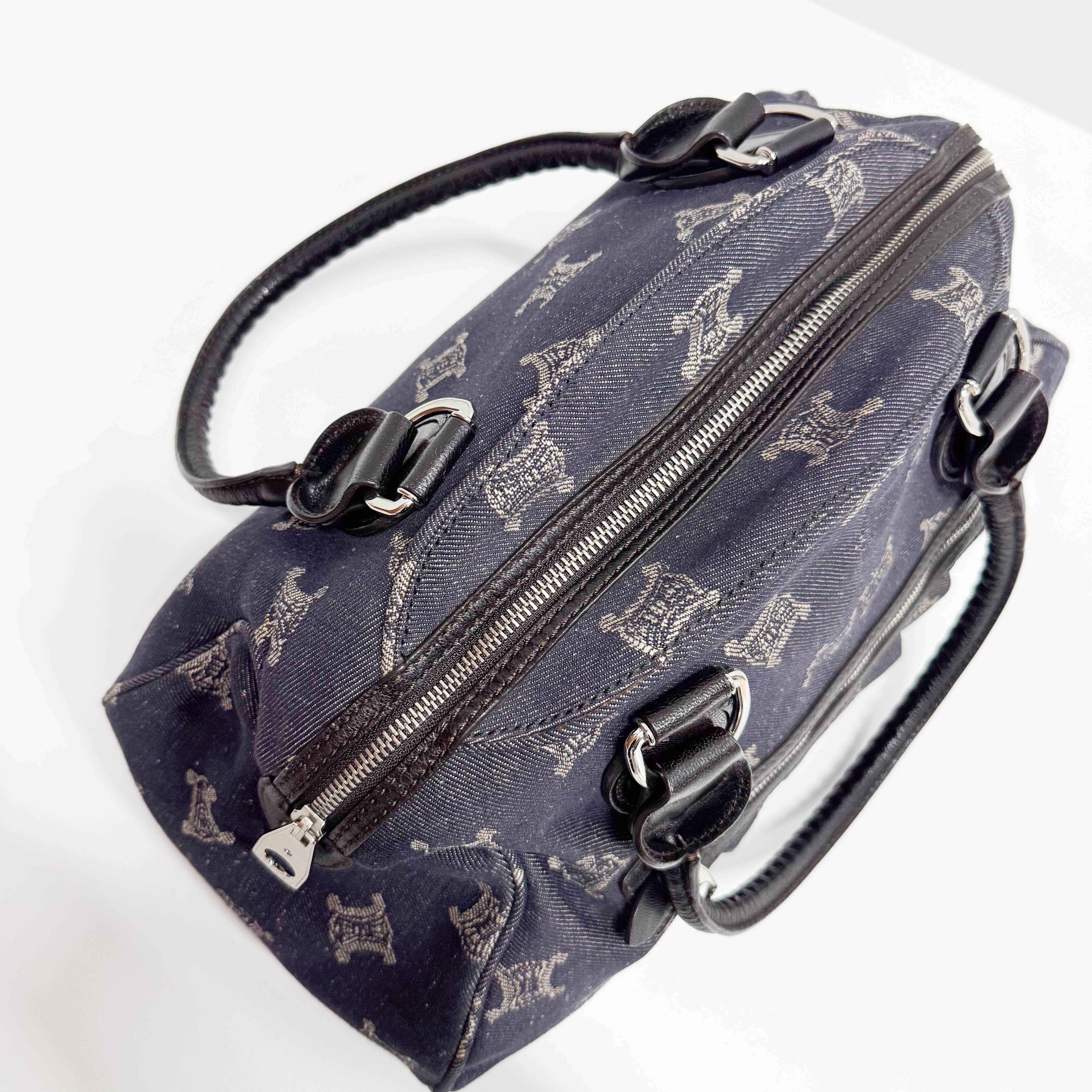 Macadam Blue Denim Shoulder Bag