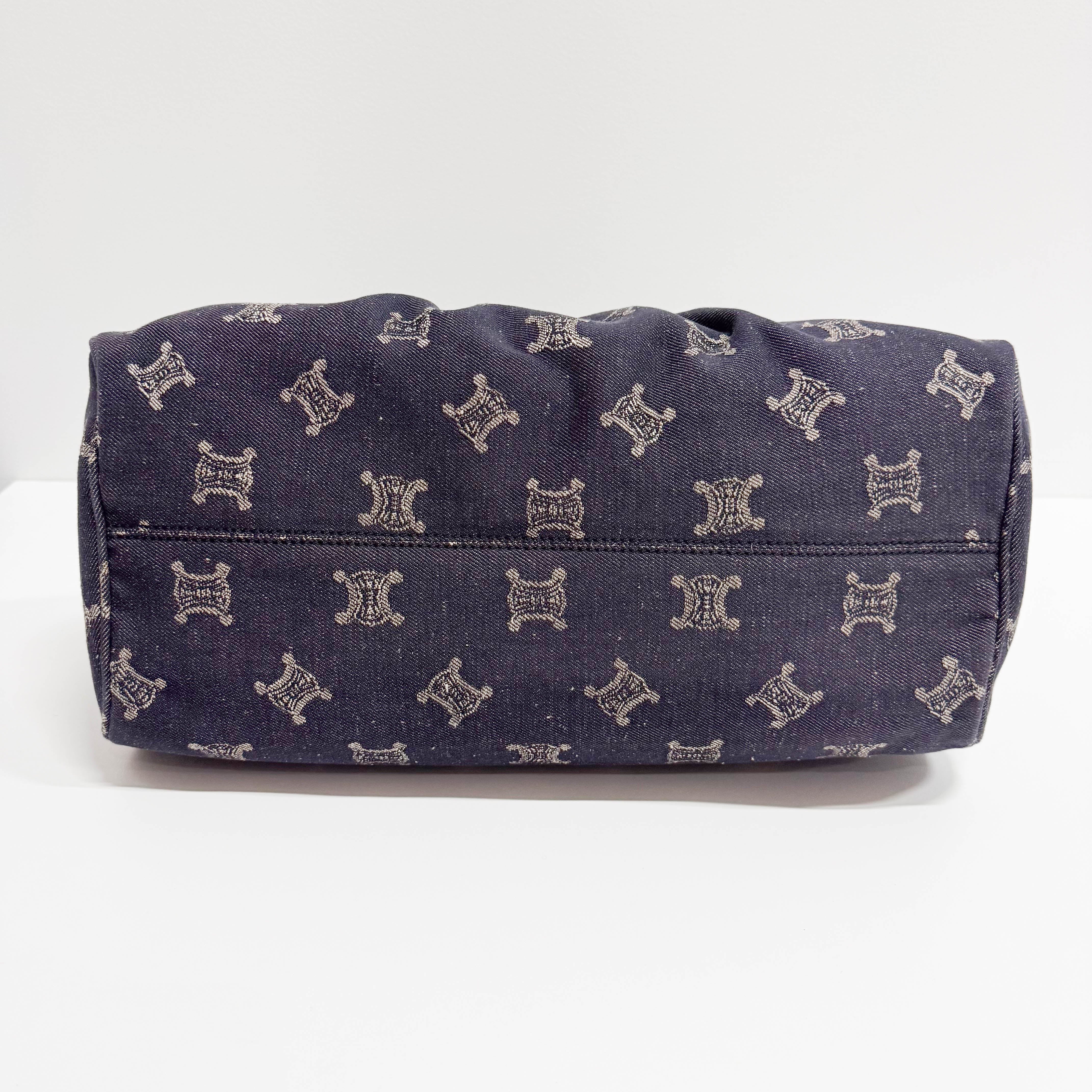 Macadam Blue Denim Shoulder Bag