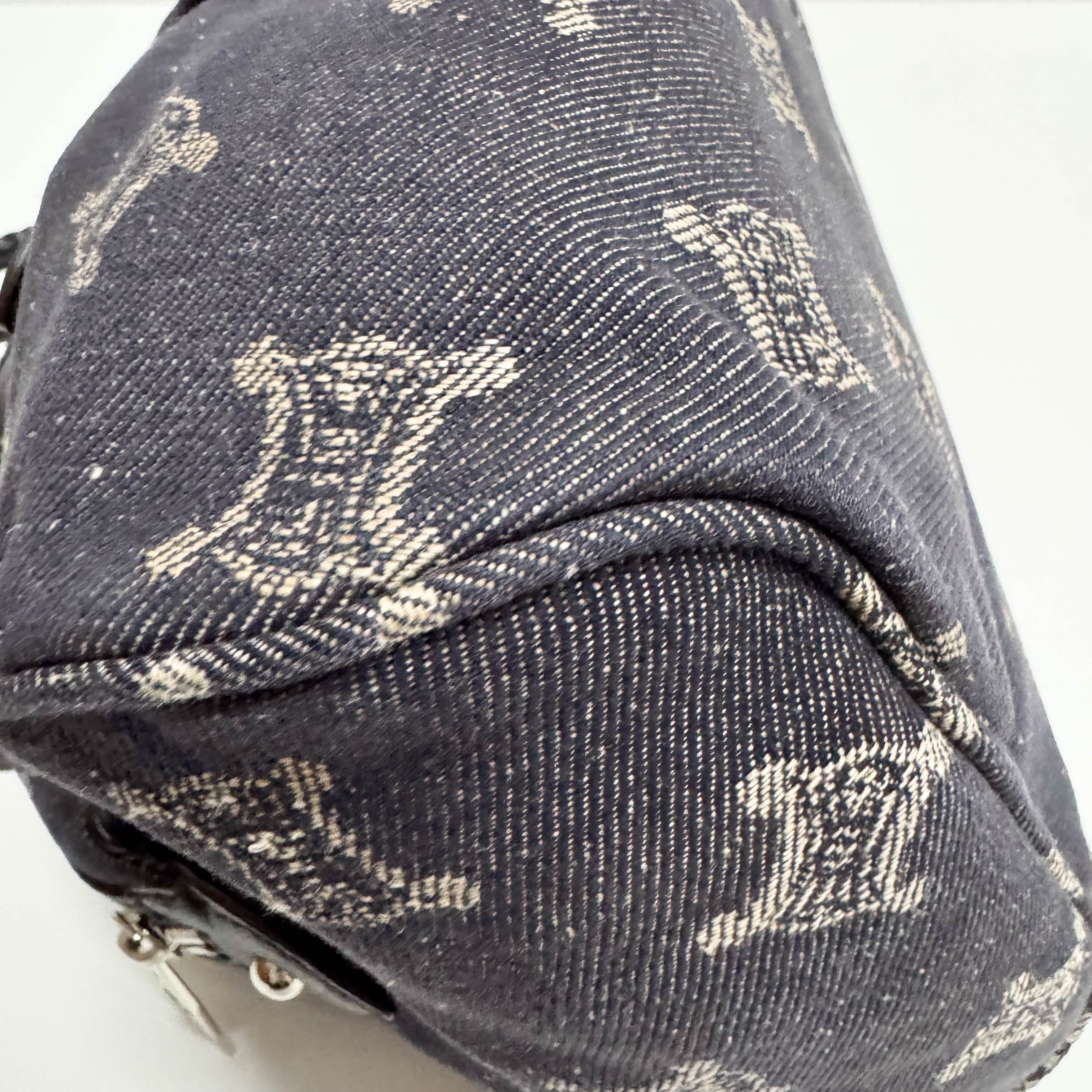 Macadam Blue Denim Shoulder Bag