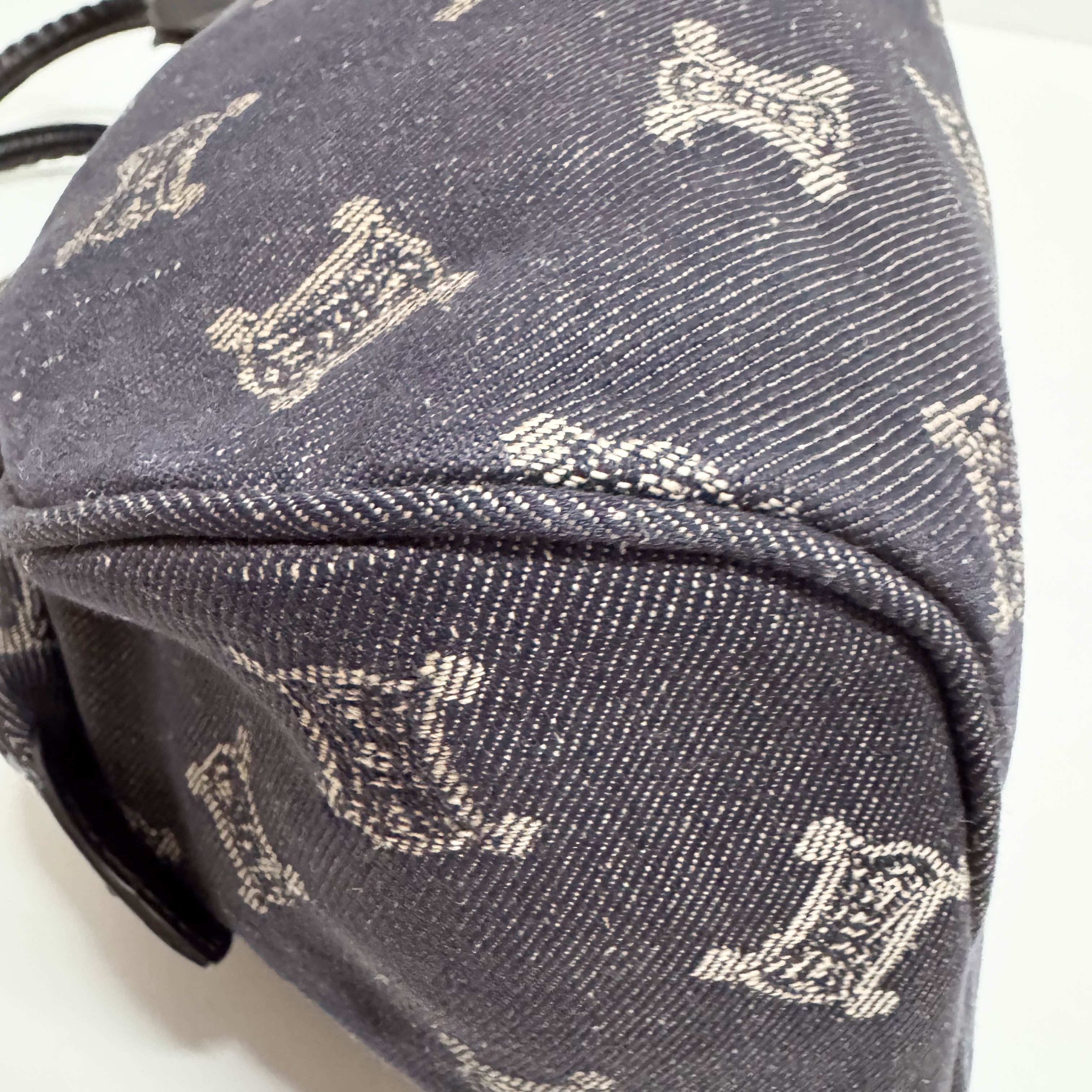 Macadam Blue Denim Shoulder Bag