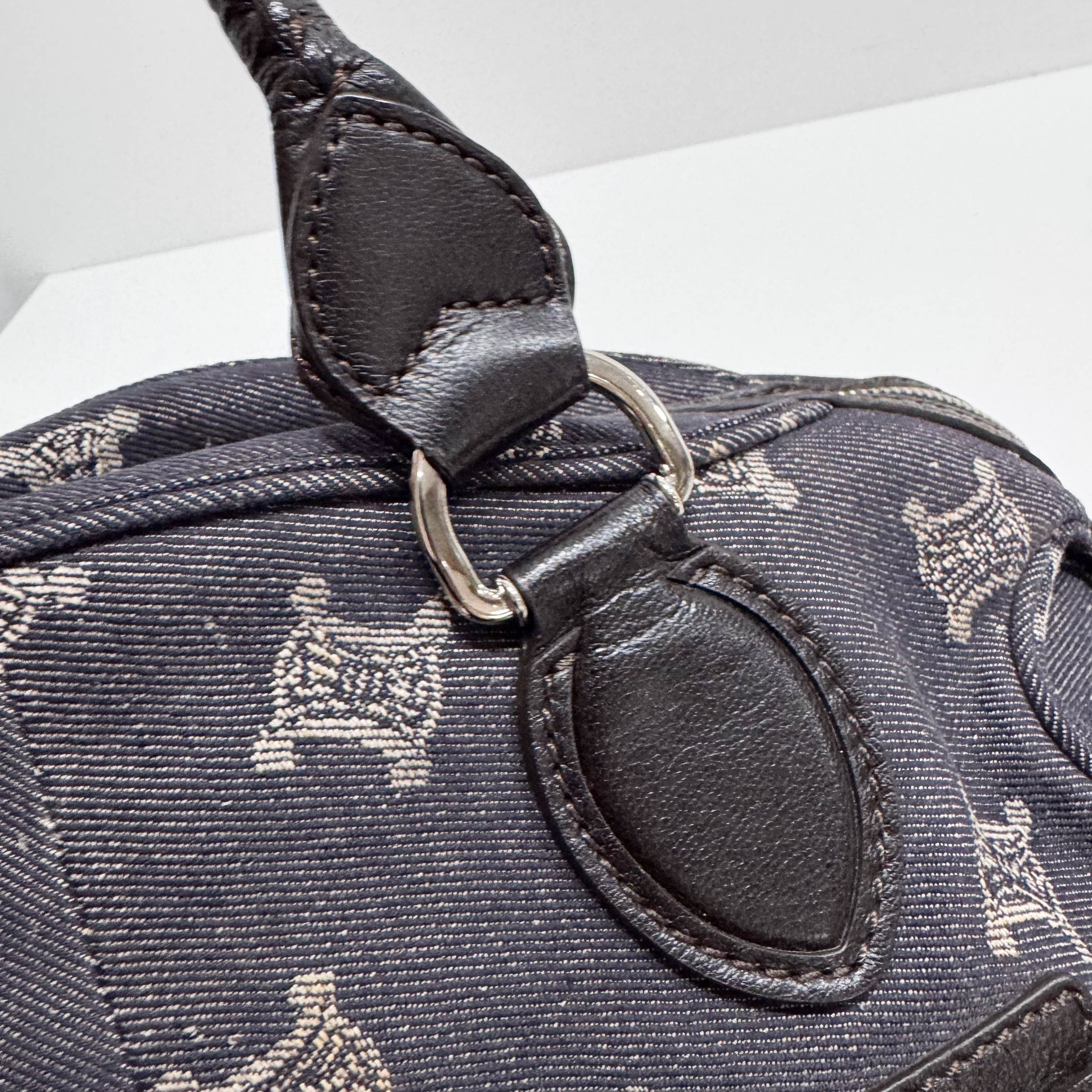 Macadam Blue Denim Shoulder Bag