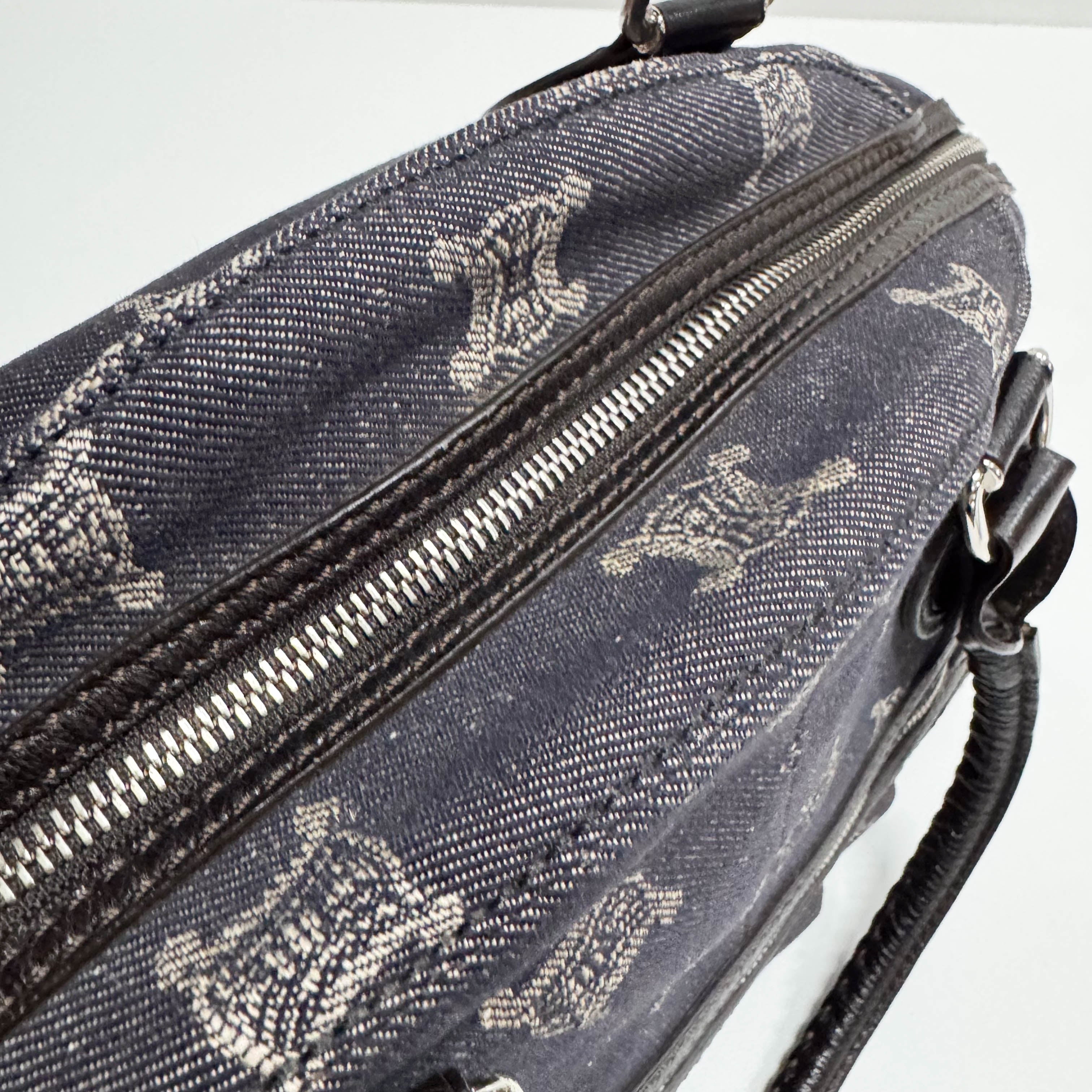 Macadam Blue Denim Shoulder Bag