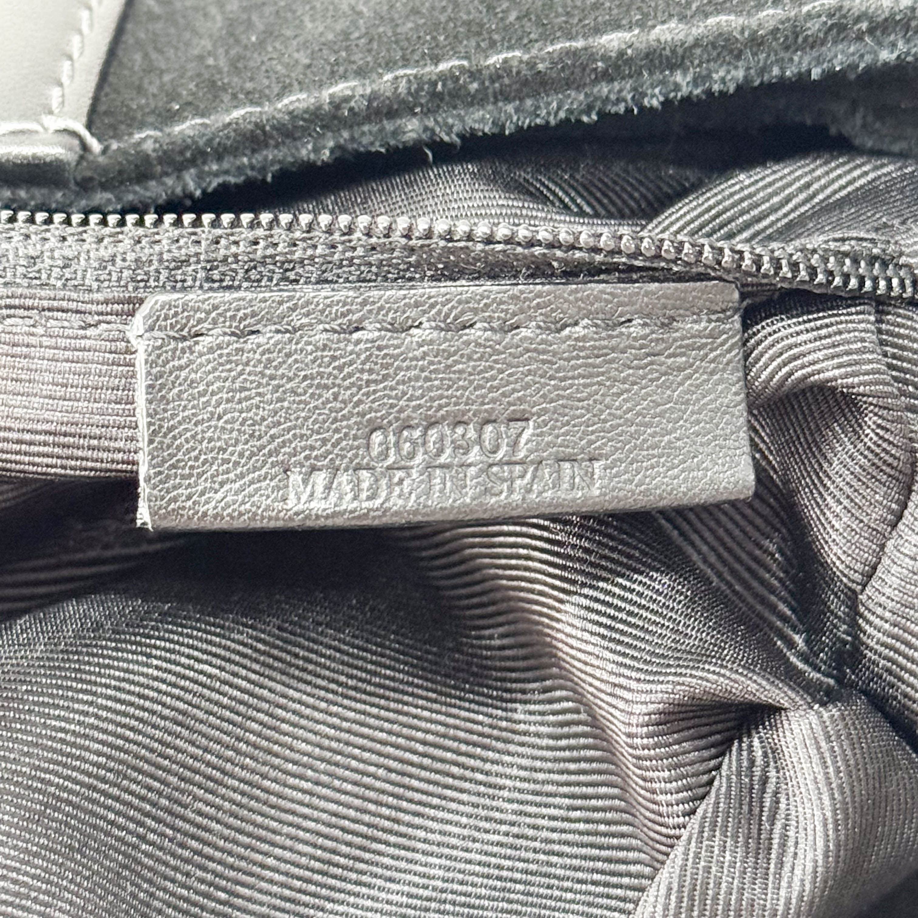 Black Suede Shoulder Bag