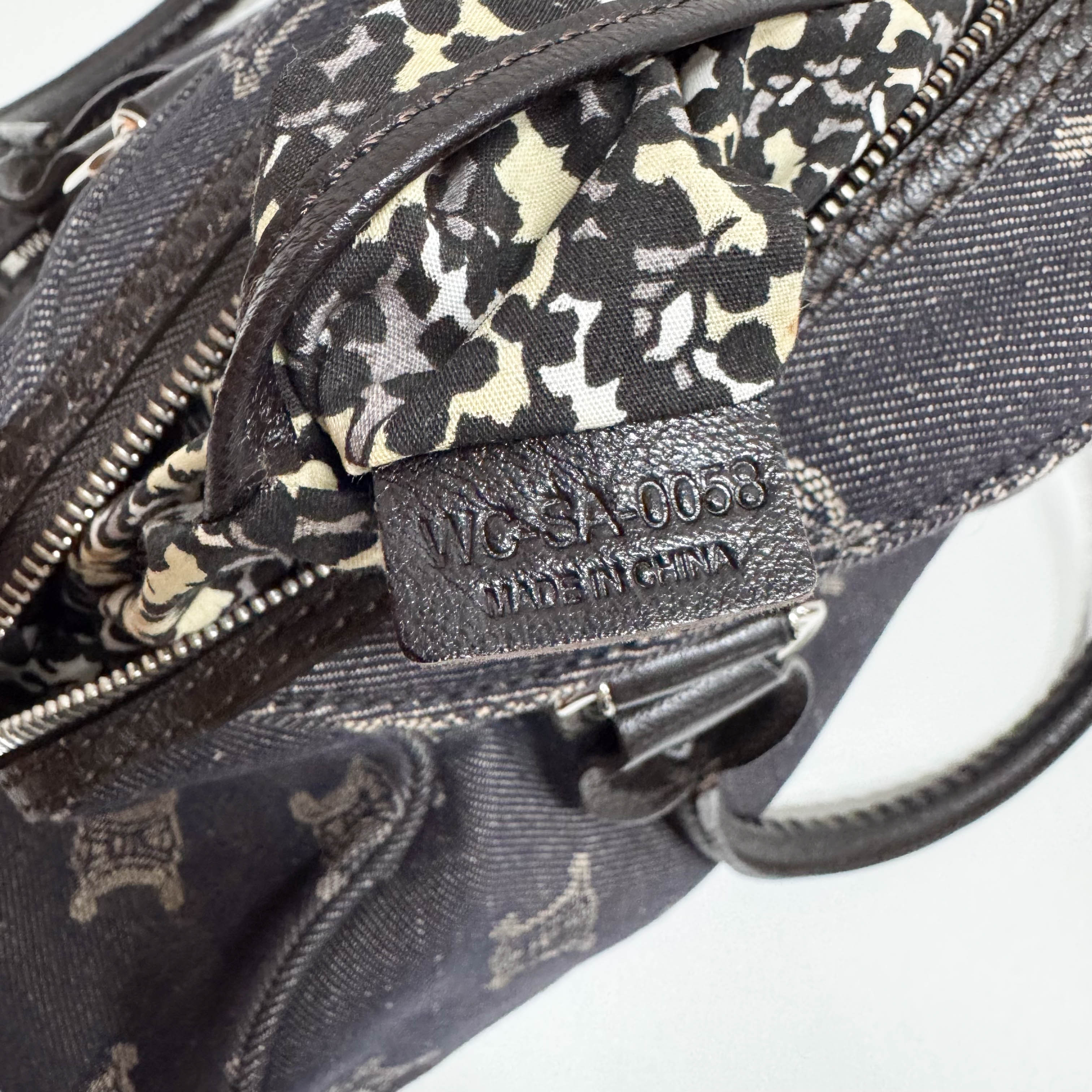 Macadam Blue Denim Shoulder Bag