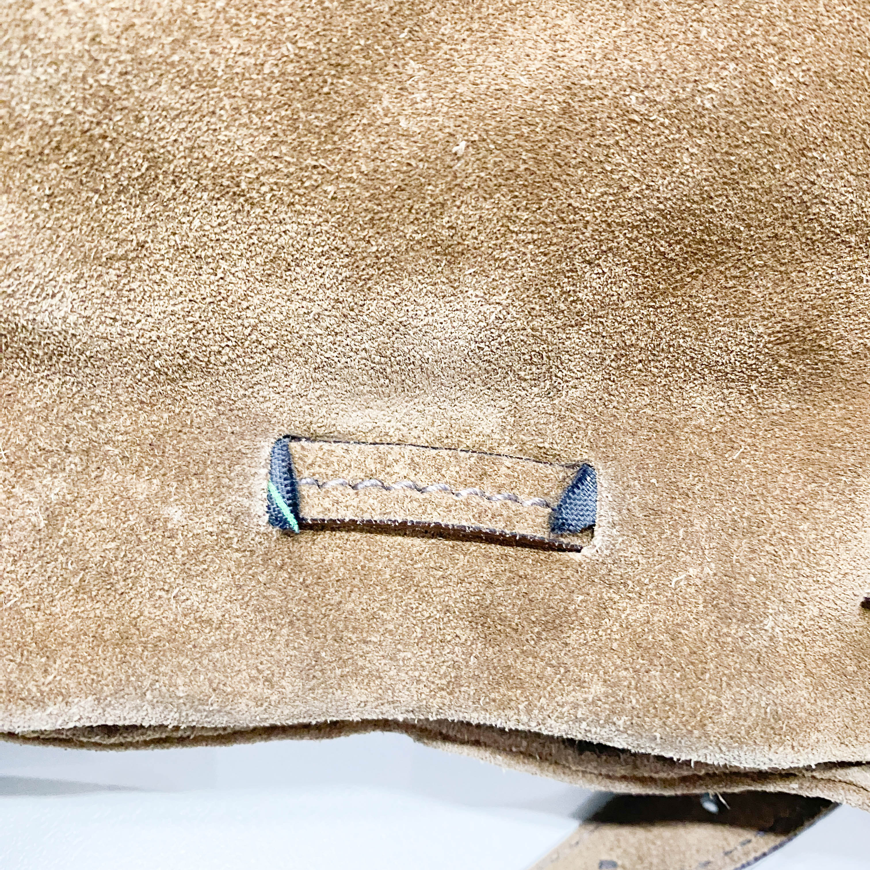 Brown Suede Shoulder Bag