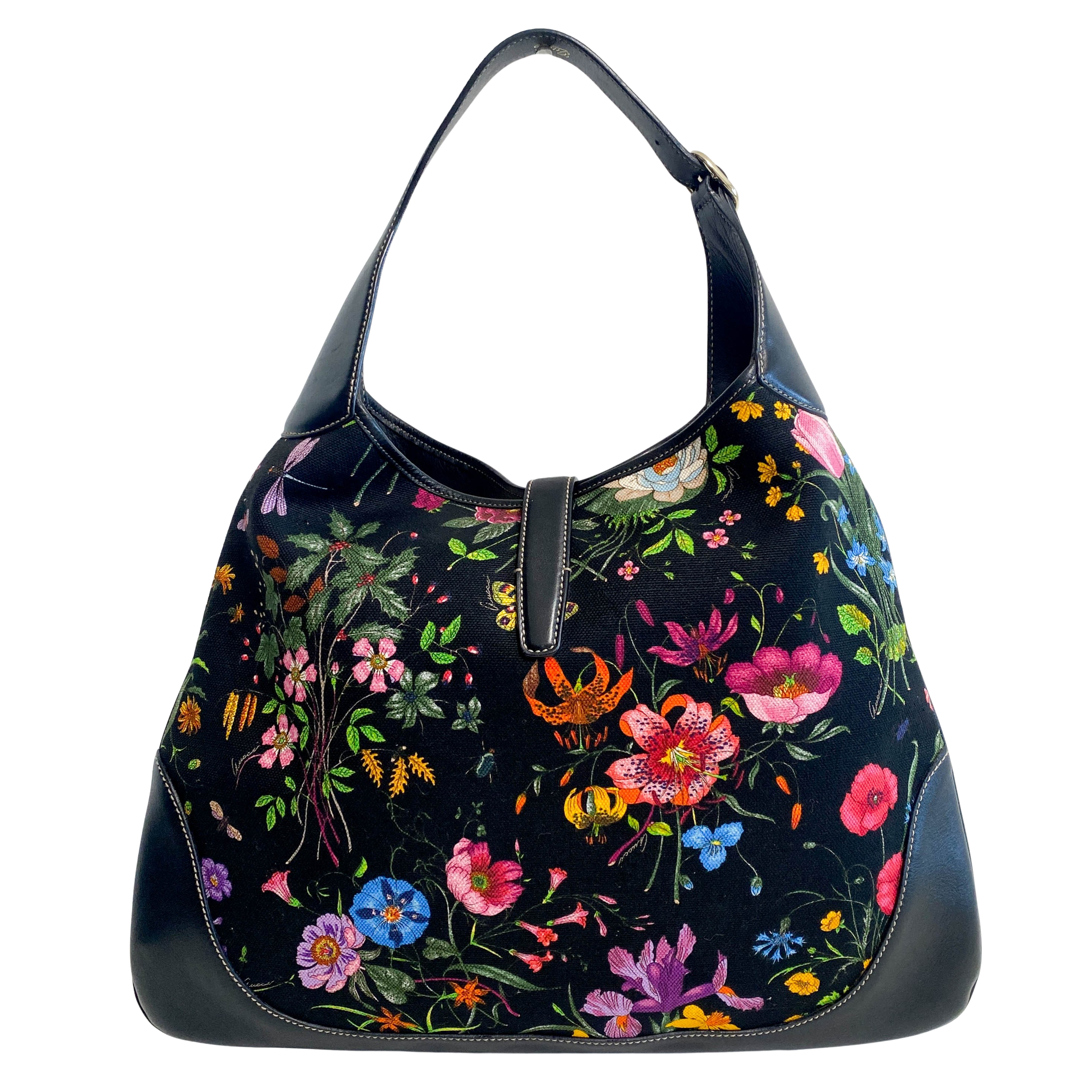 Jackie 1961 Floral Canvas Shoulder Bag