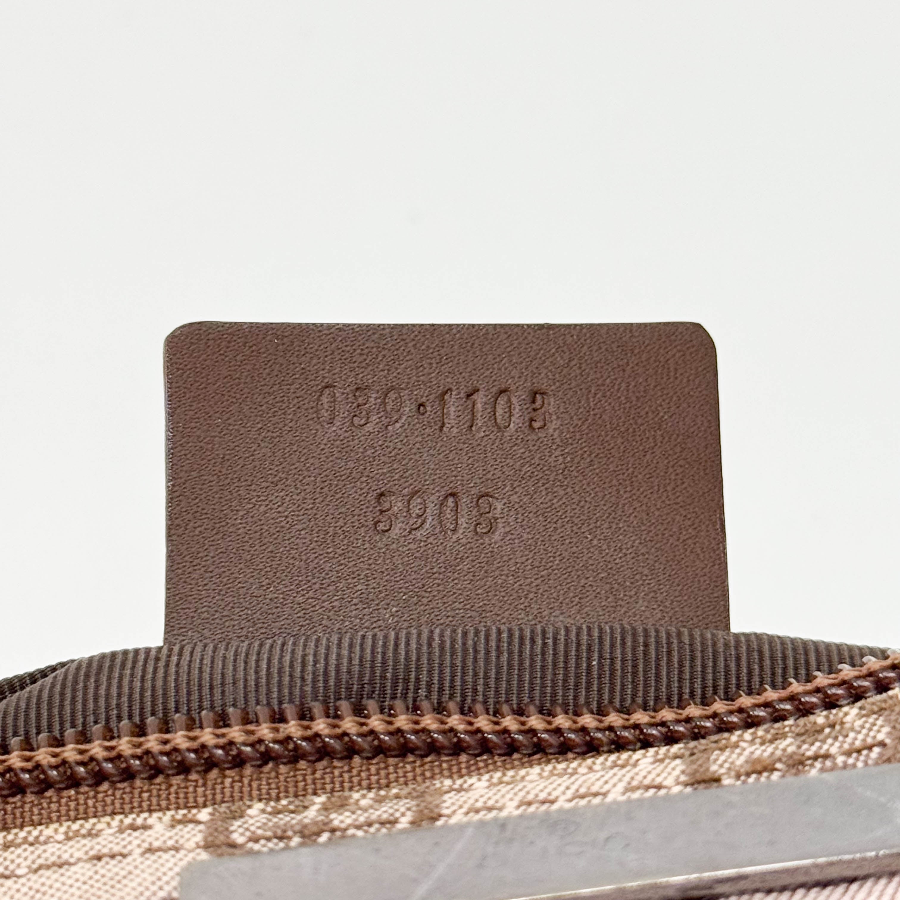 Boat GG Canvas Brown Pouch Shoulder Bag