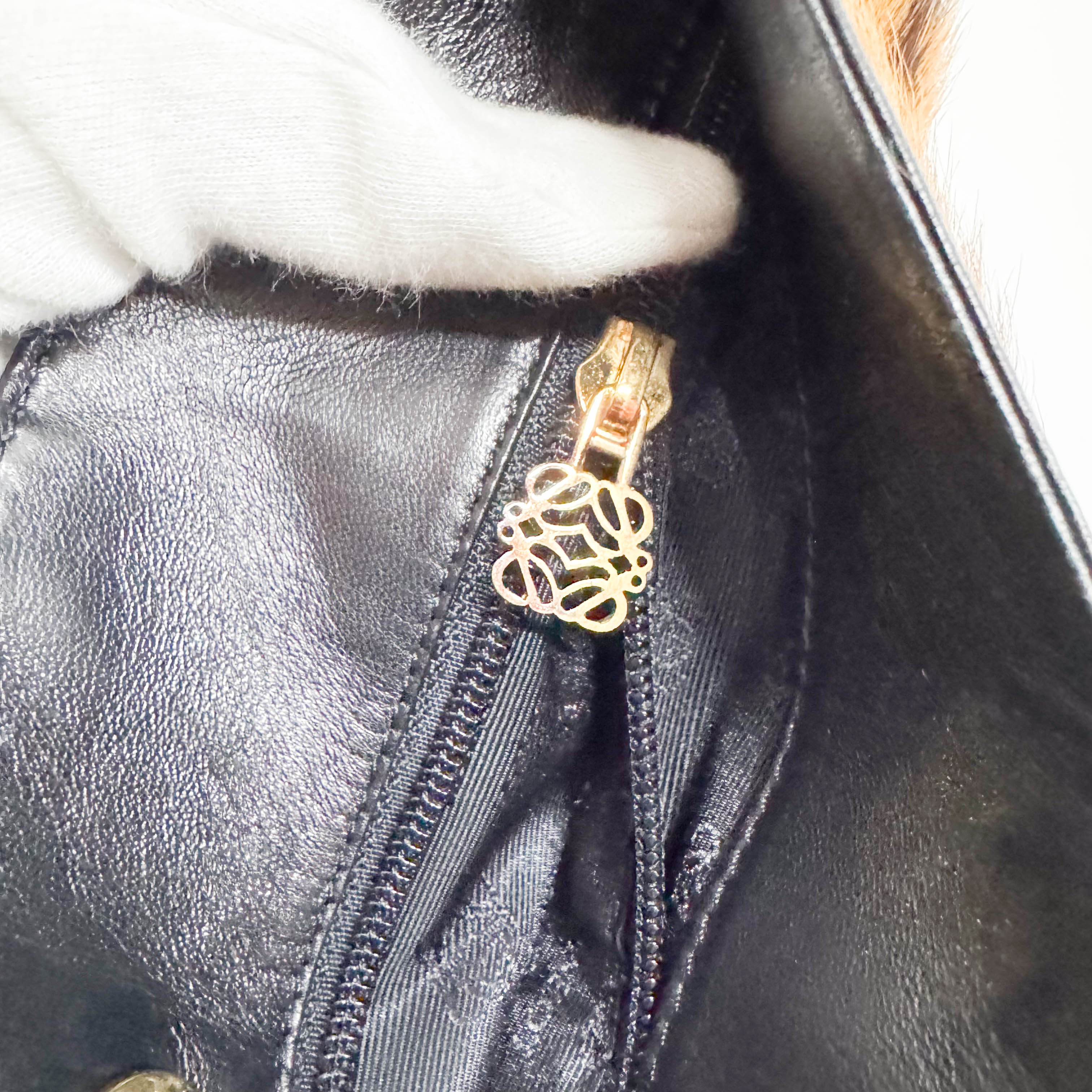 Brown Animal Print Pony Hair Handbag