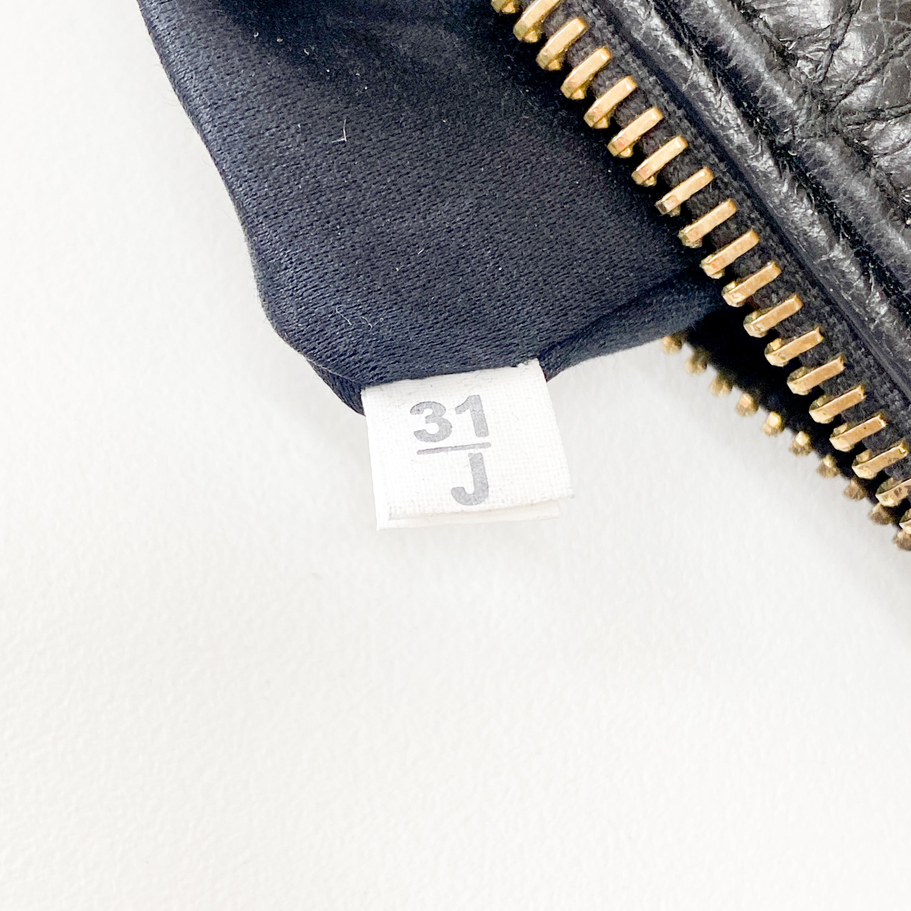 Black Vitello Matelasse Pochette