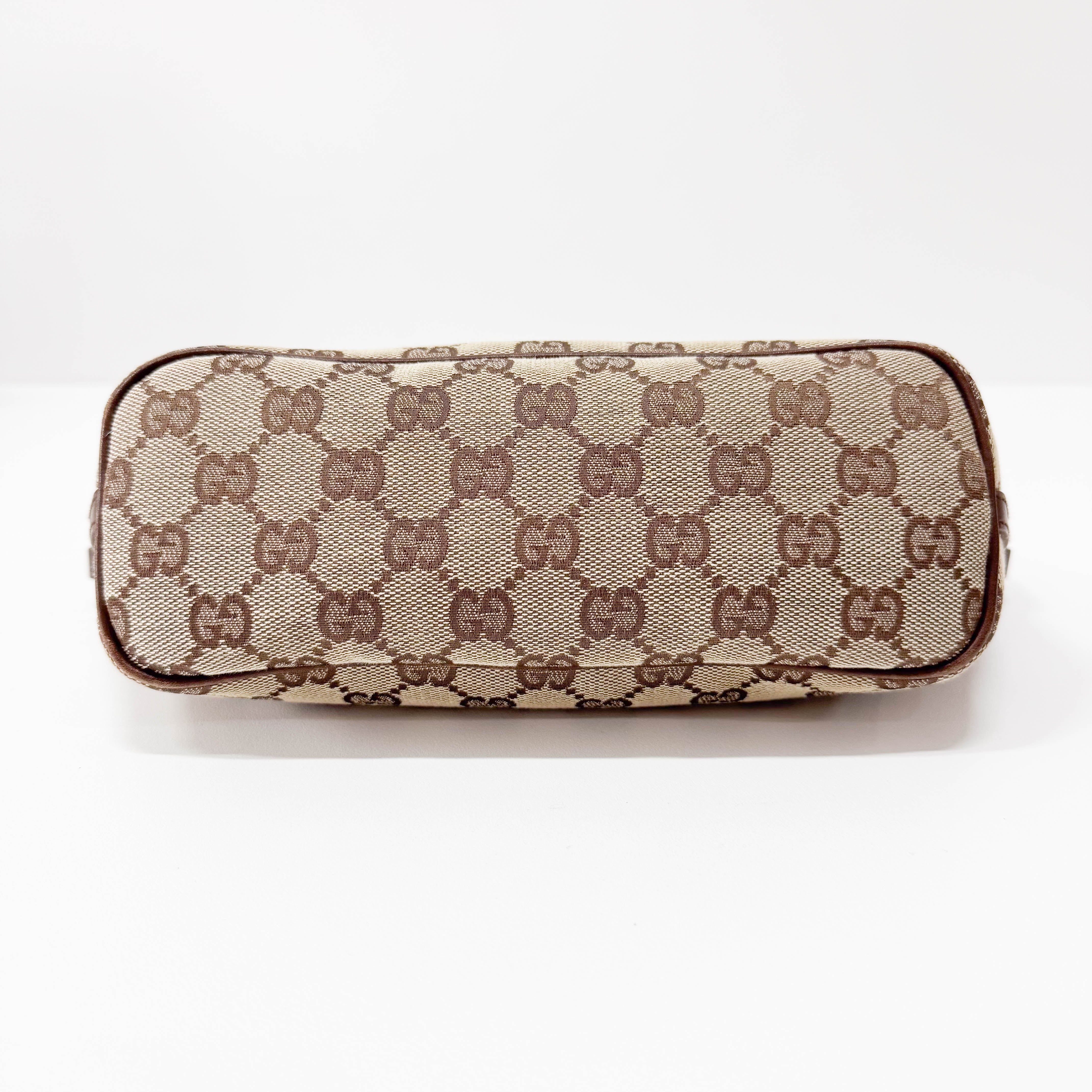 Boat GG Canvas Brown Pouch Shoulder Bag