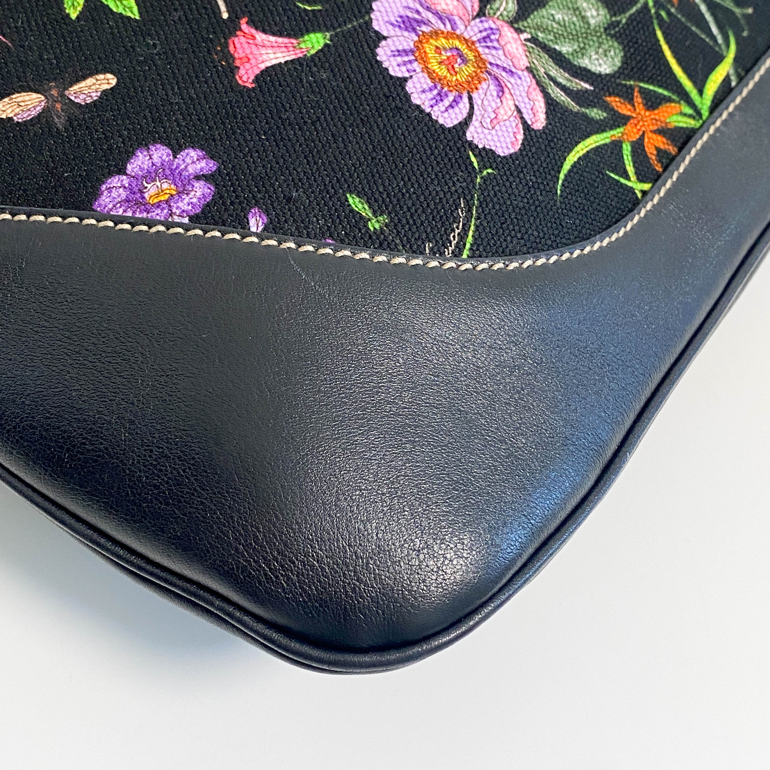 Jackie 1961 Floral Canvas Shoulder Bag